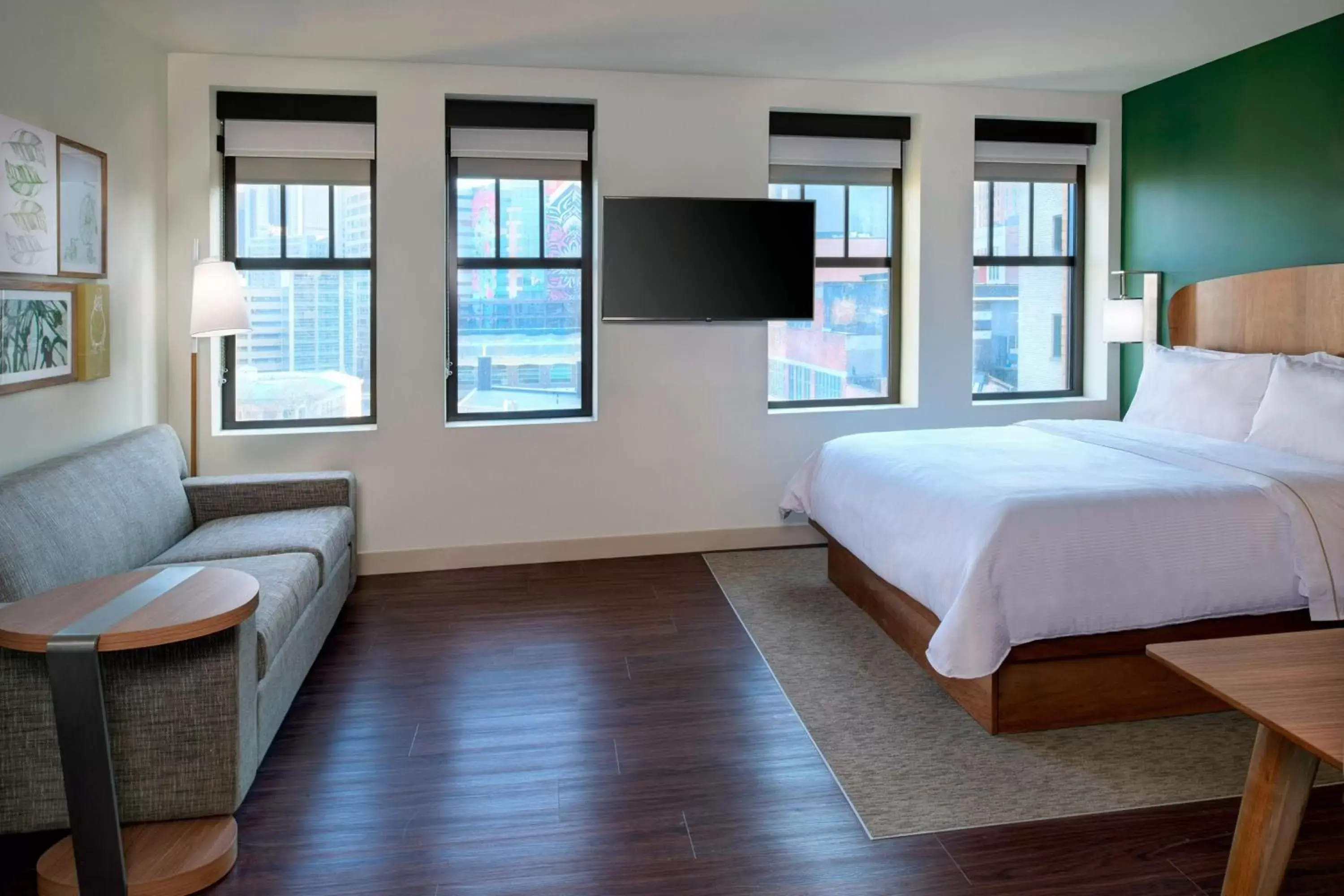 Studio, 1 King, Sofa bed, City view in Element Detroit at the Metropolitan Studio, 1 King, Sofa bed, City view in Element Detroit at the Metropolitan