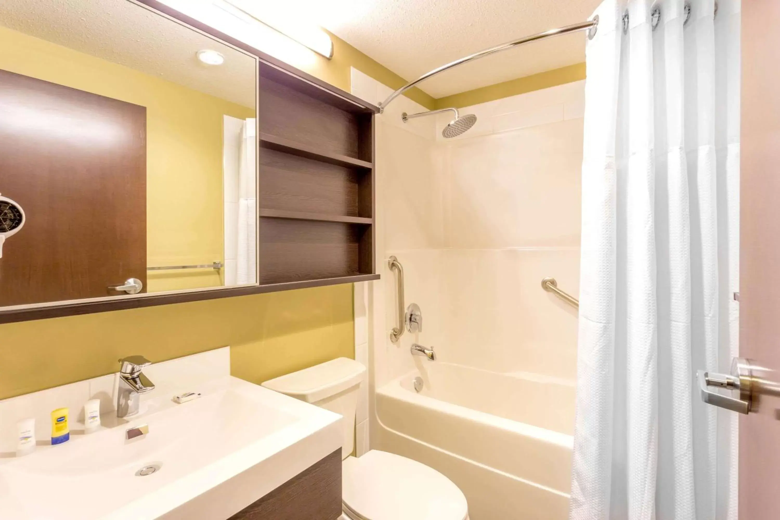 Bathroom in Microtel Inn & Suites by Wyndham Whitecourt