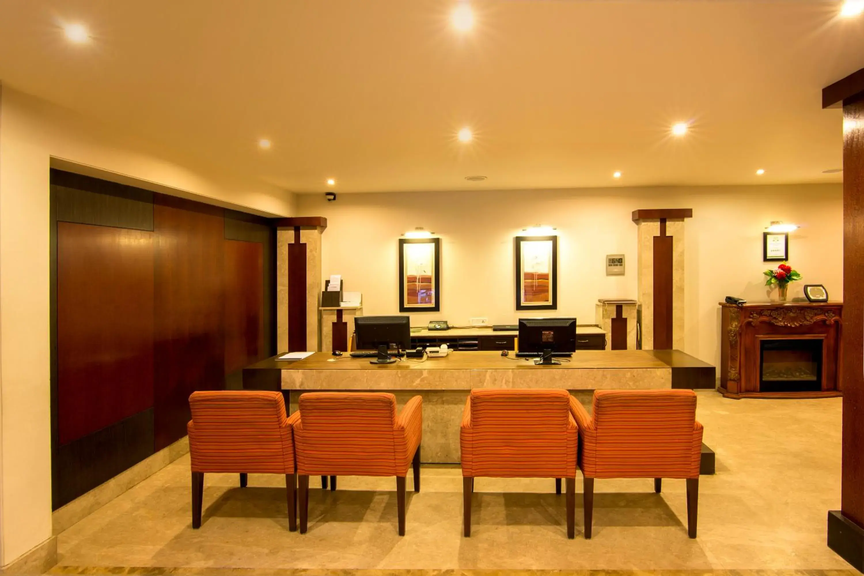 Lobby or reception in Vikram Vintage Inn