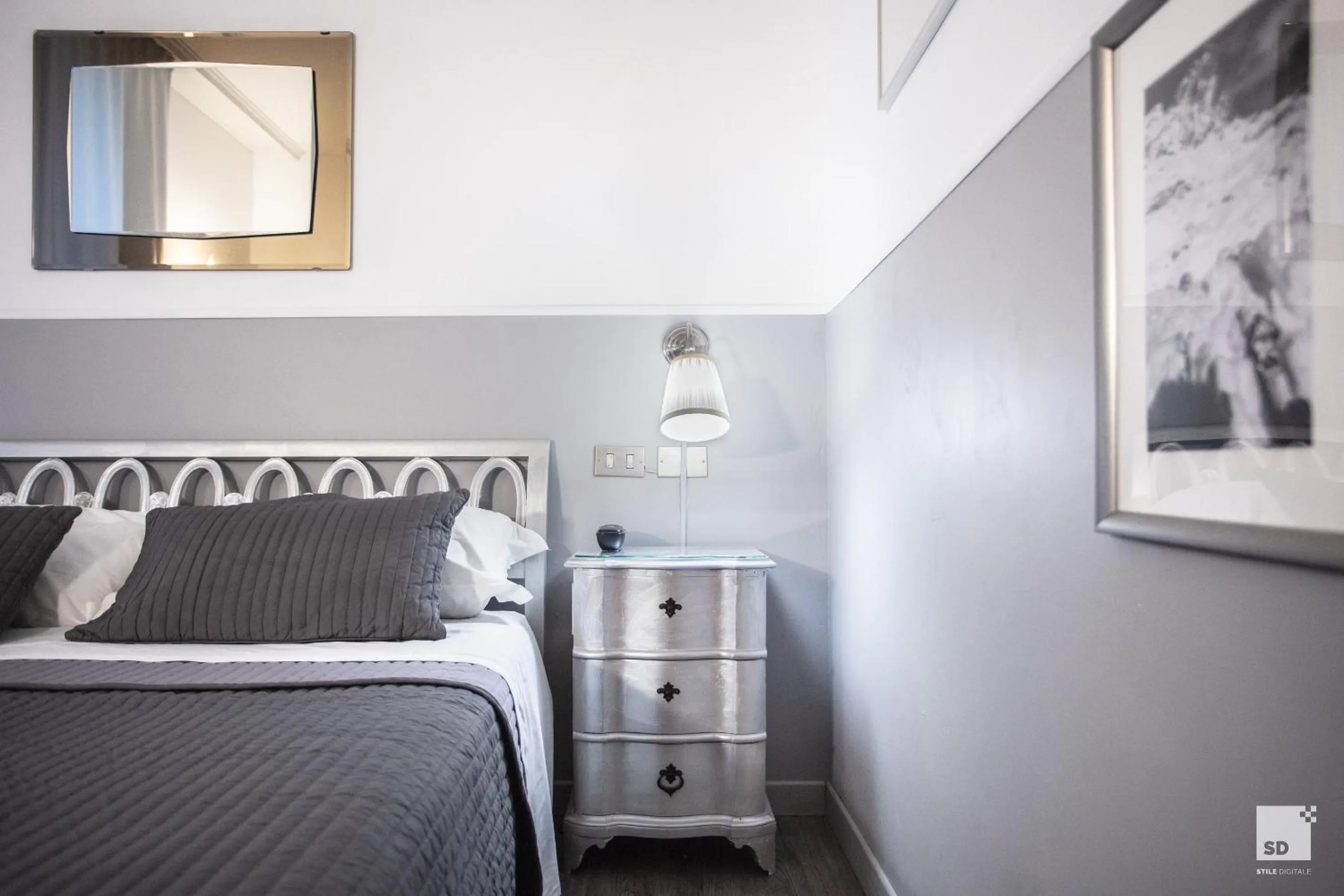 Bed in Admiral Hotel