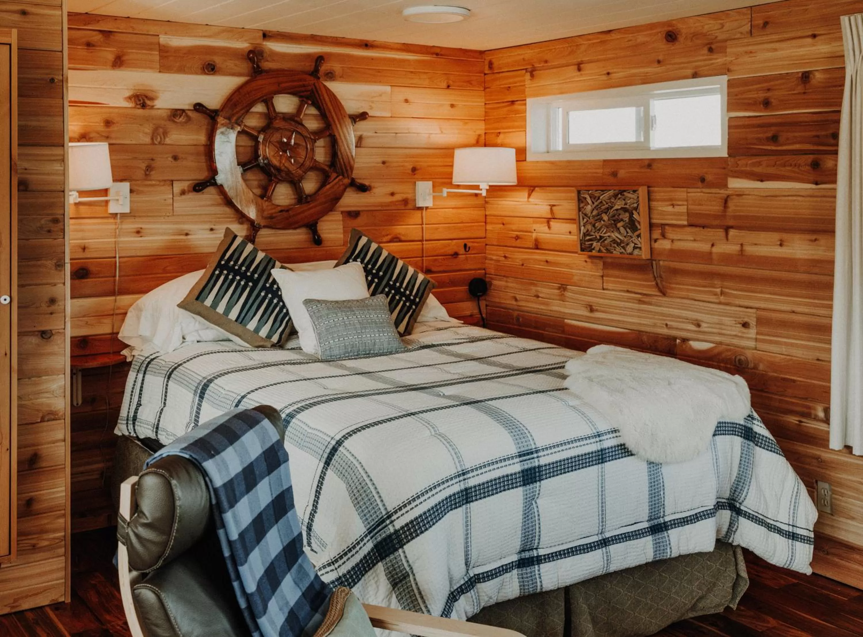 Bed in Dungeness Bay Cottages