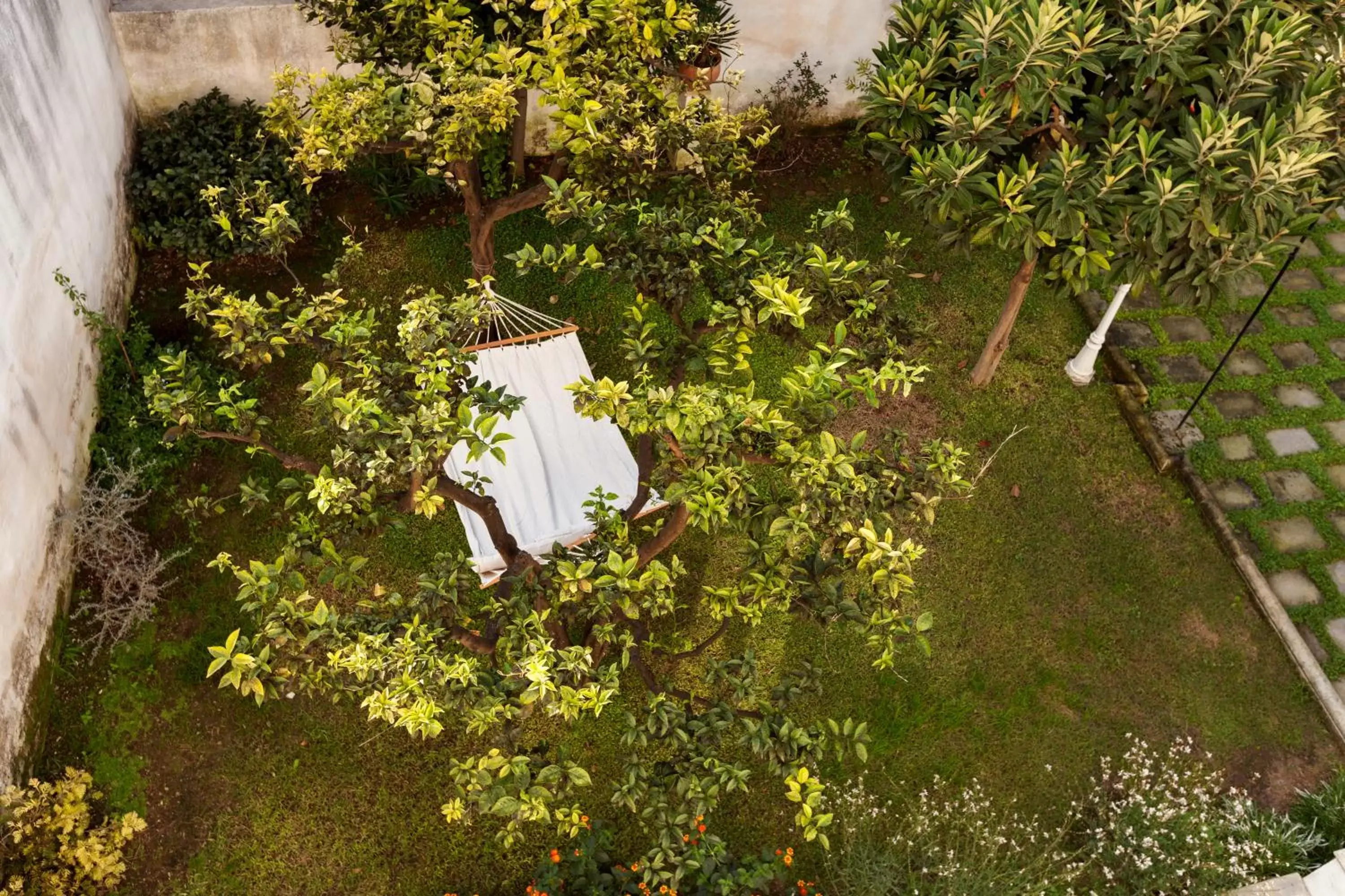 Garden, Bird's-eye View in La Naca Della Taranta B&B