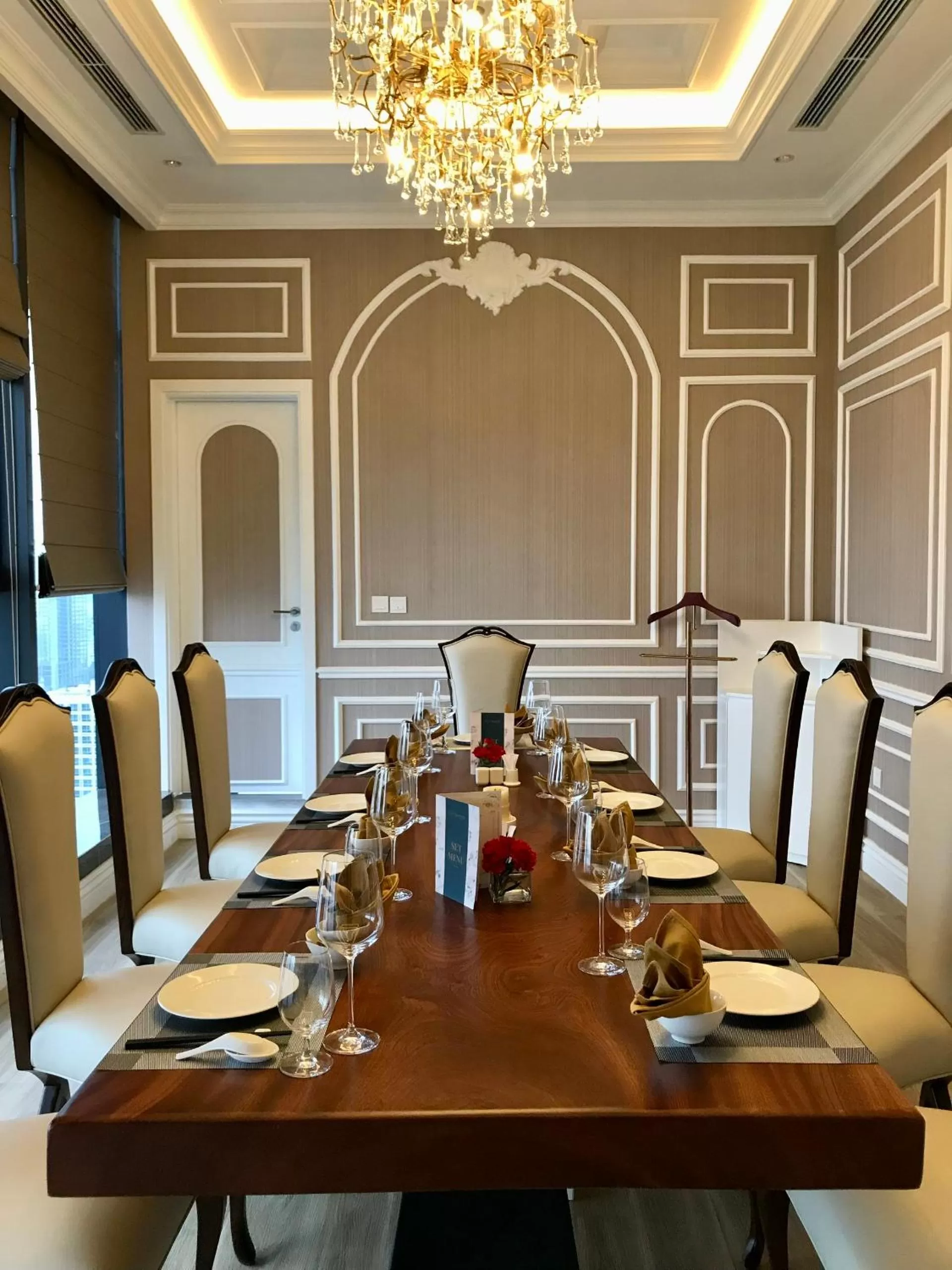 Dining area in Grand K Hotel Suites Hanoi