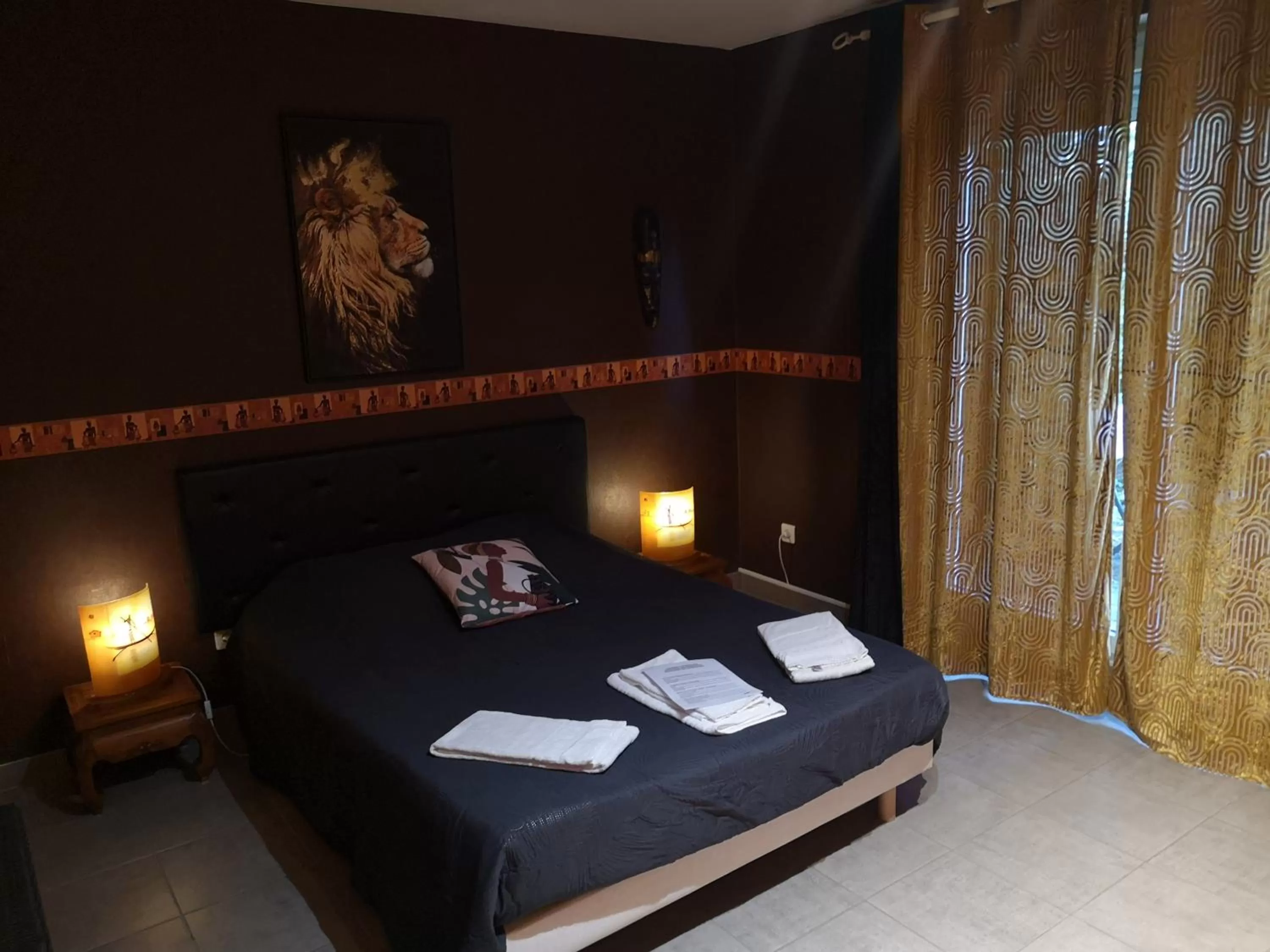 Bed in Domaine de la Borde