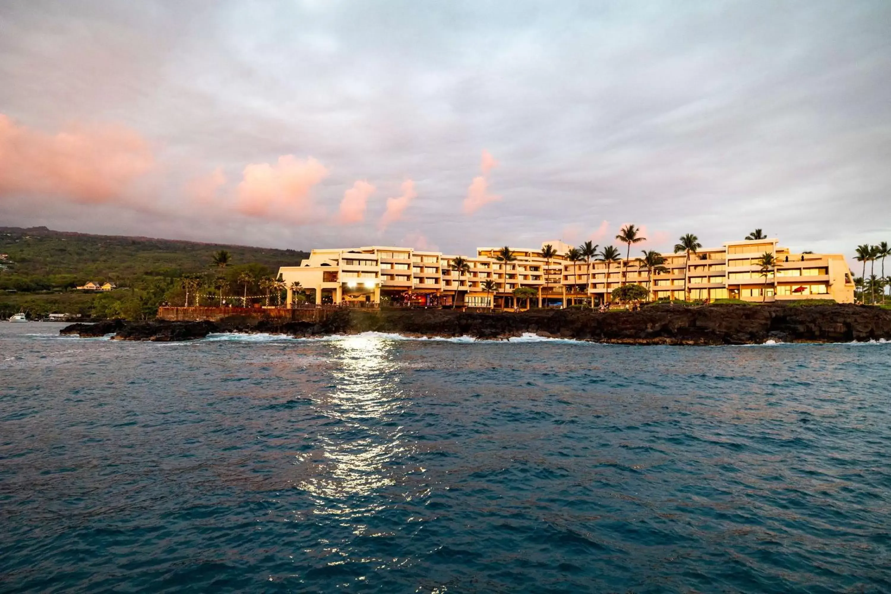 Property building in Outrigger Kona Resort and Spa