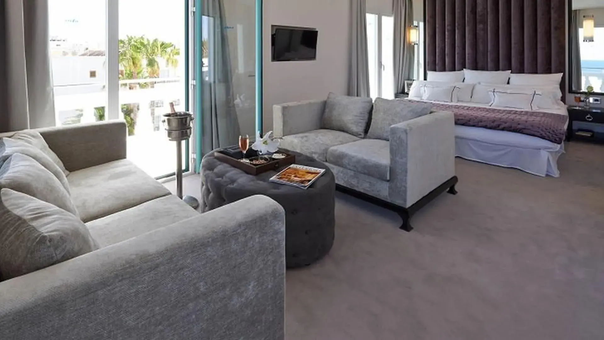 Bedroom, Seating Area in Hotel MiM Ibiza Es Vive - Adults Only