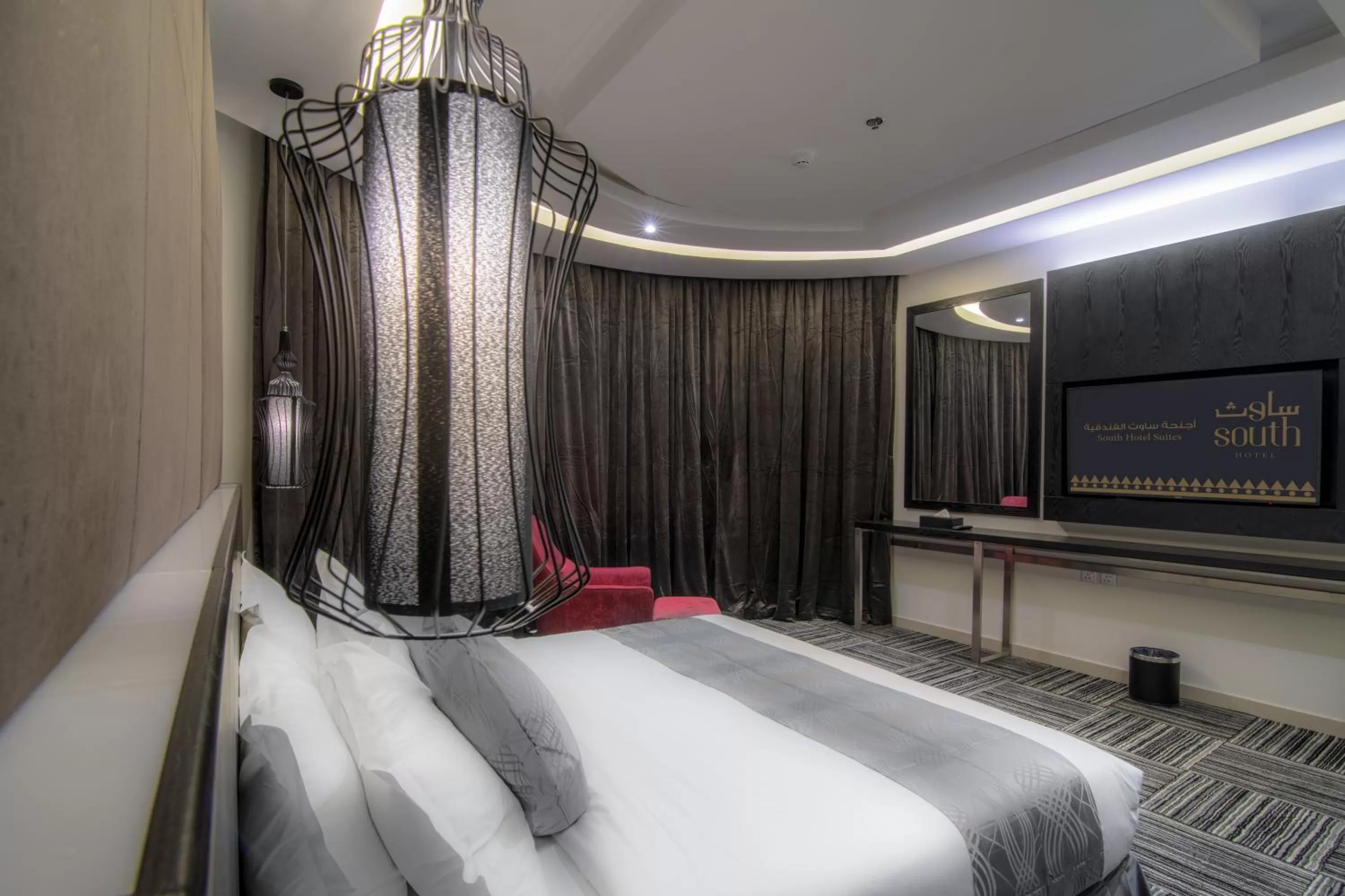 Bedroom in South Hotel Suites