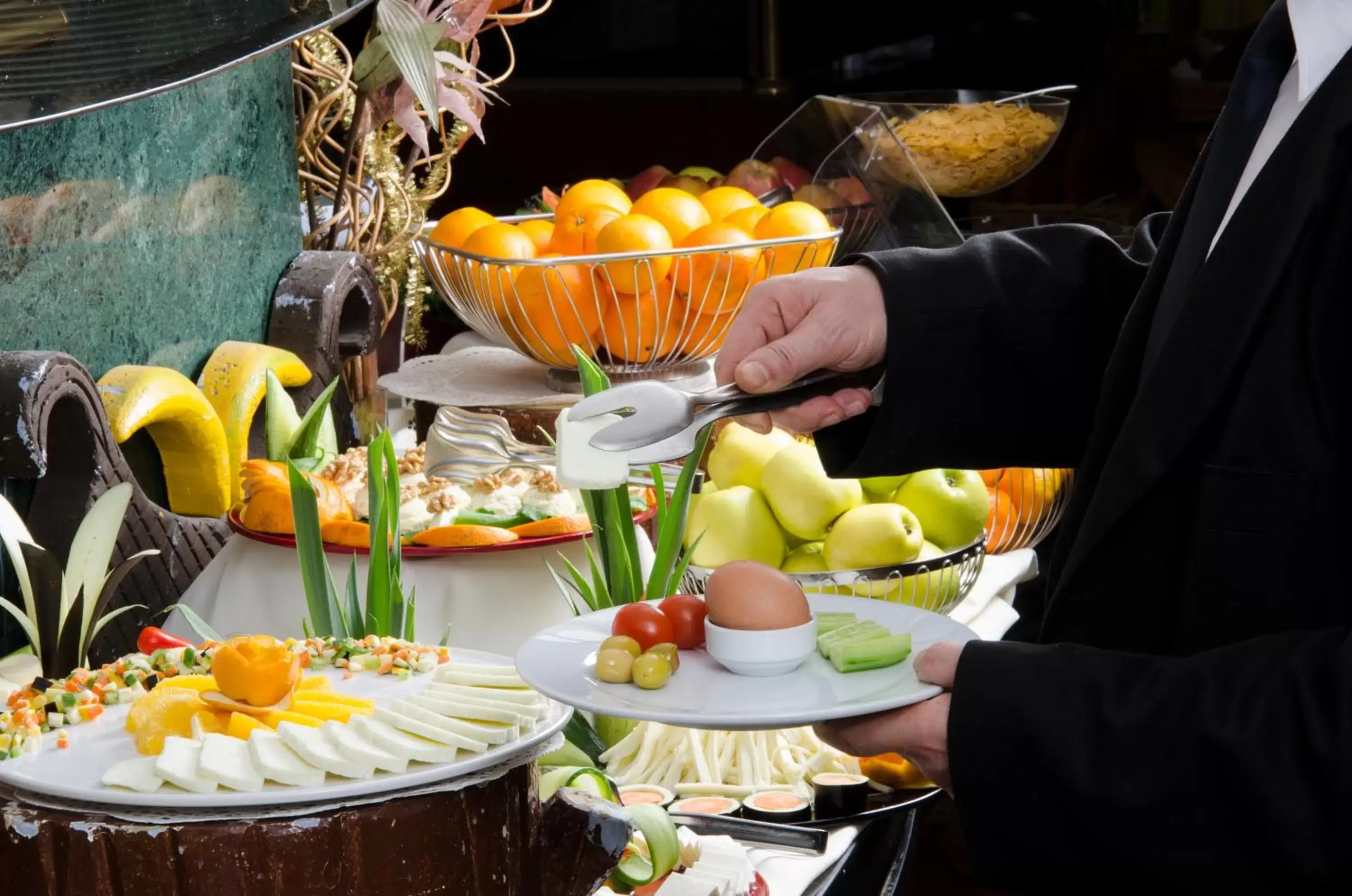 Food close-up in Akar International Hotel