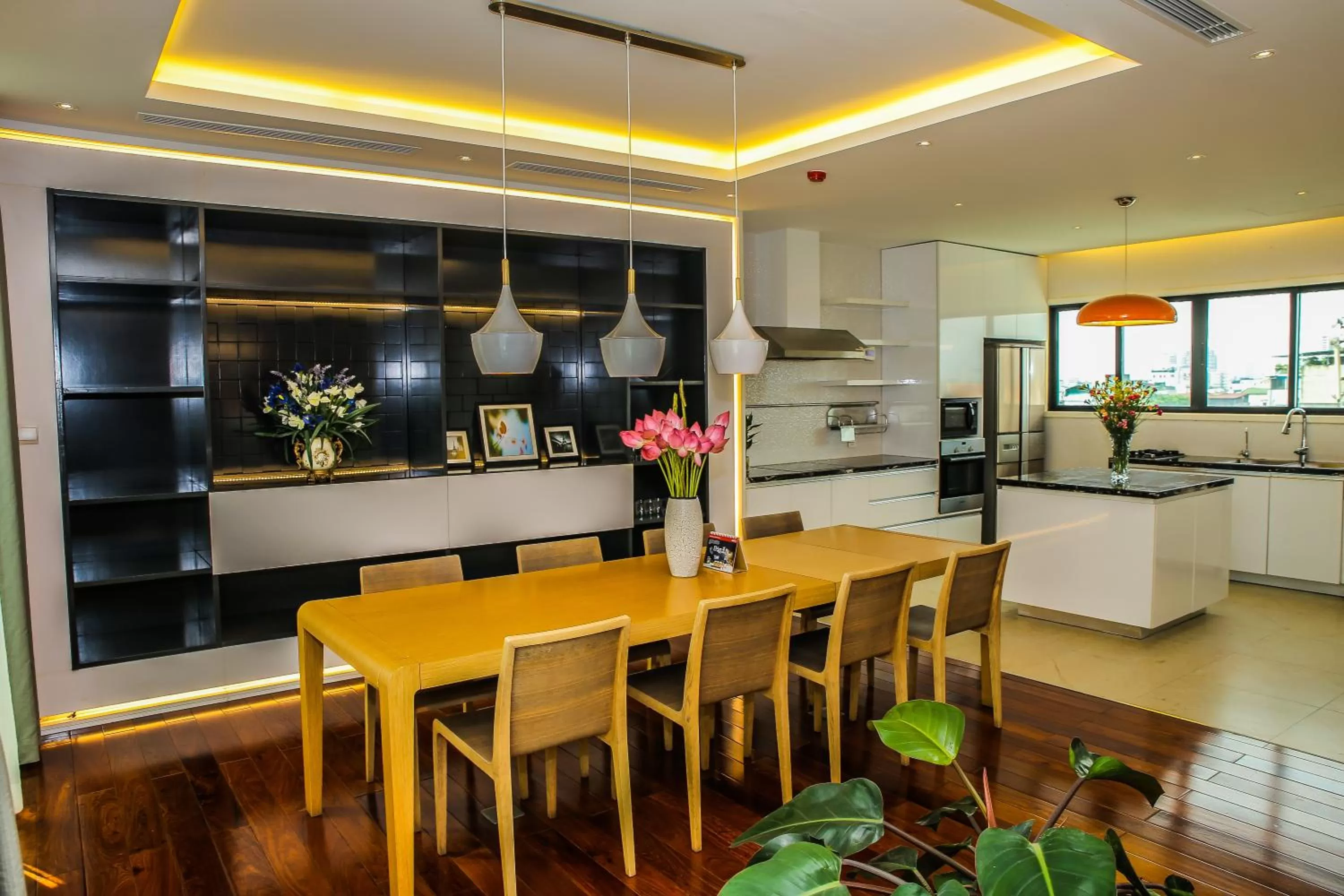 Kitchen or kitchenette in HNC Premier Hotel & Residences