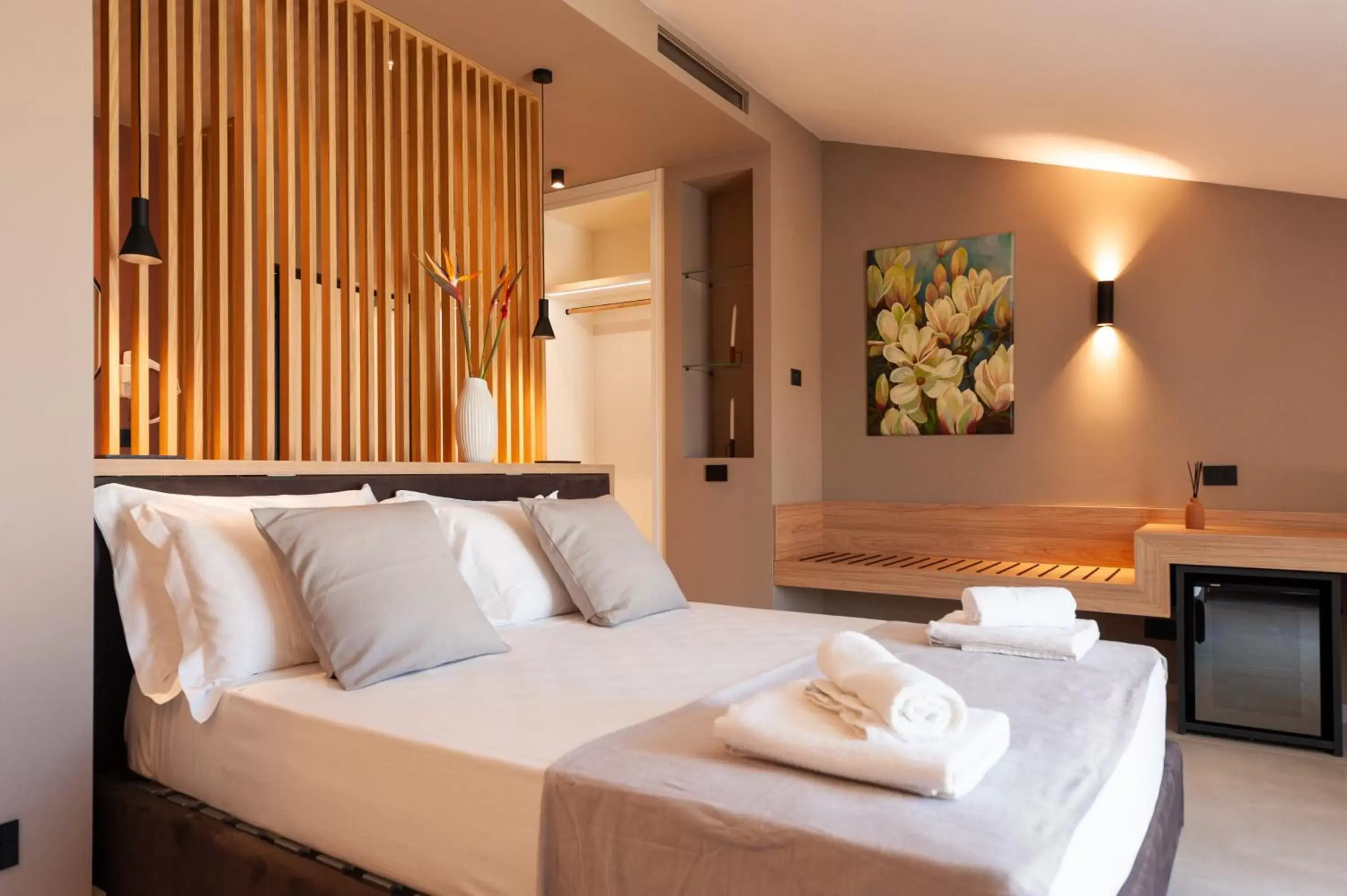 Bed in Limen Wellness Hotel & Spa