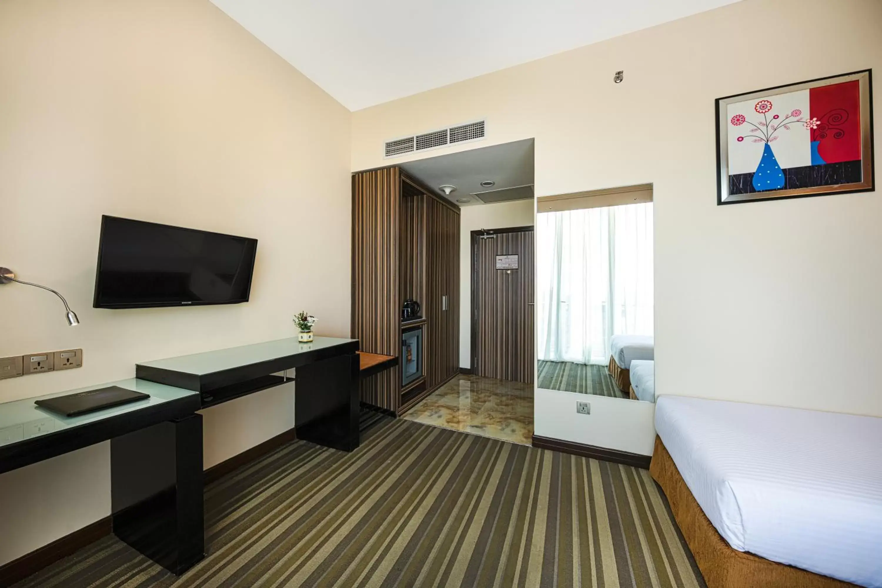 Bedroom, TV/Entertainment Center in Pearl Grand By Rathna