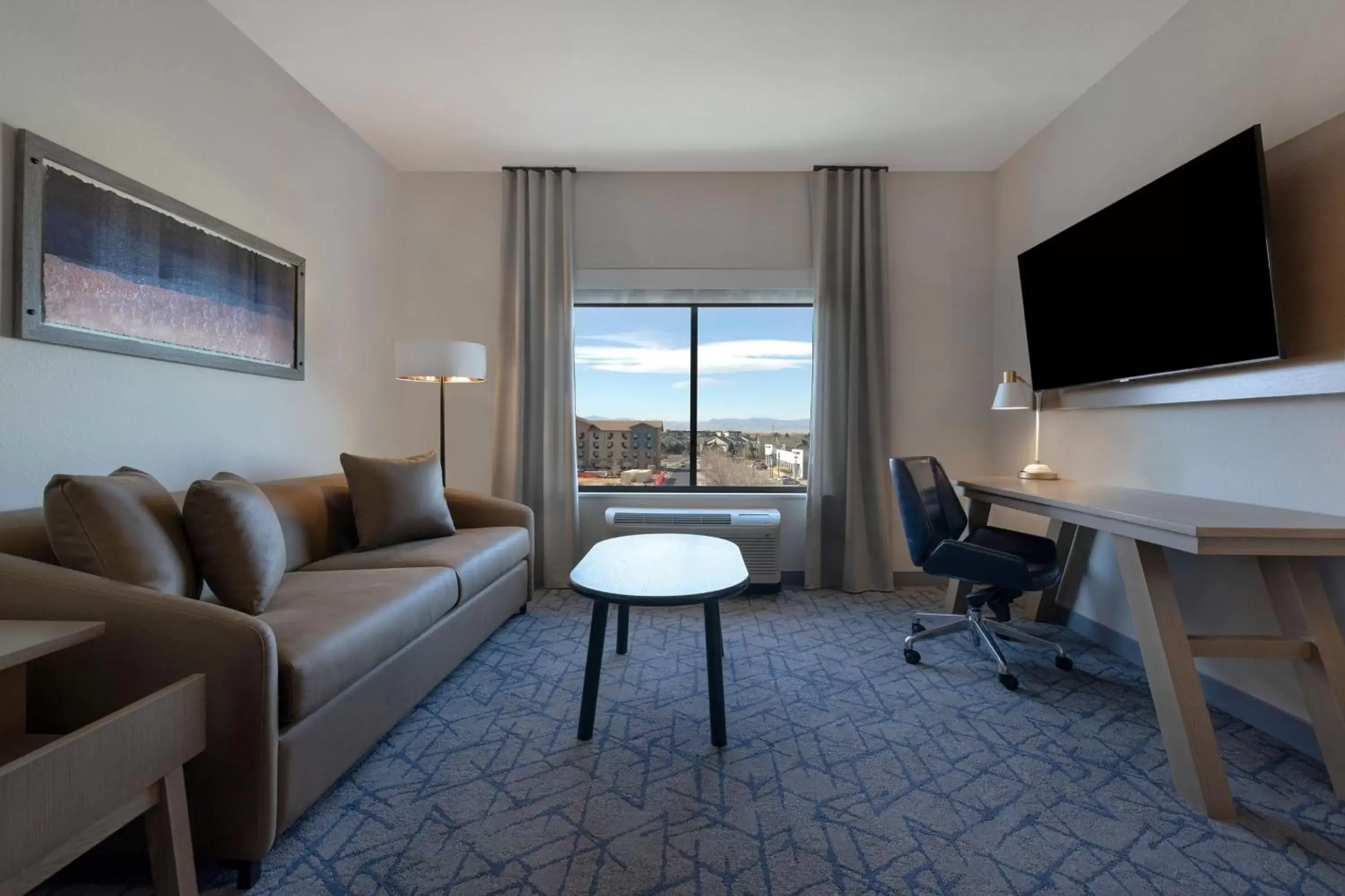 Living room, Seating Area in Fairfield by Marriott Inn & Suites Denver Airport at Gateway Park