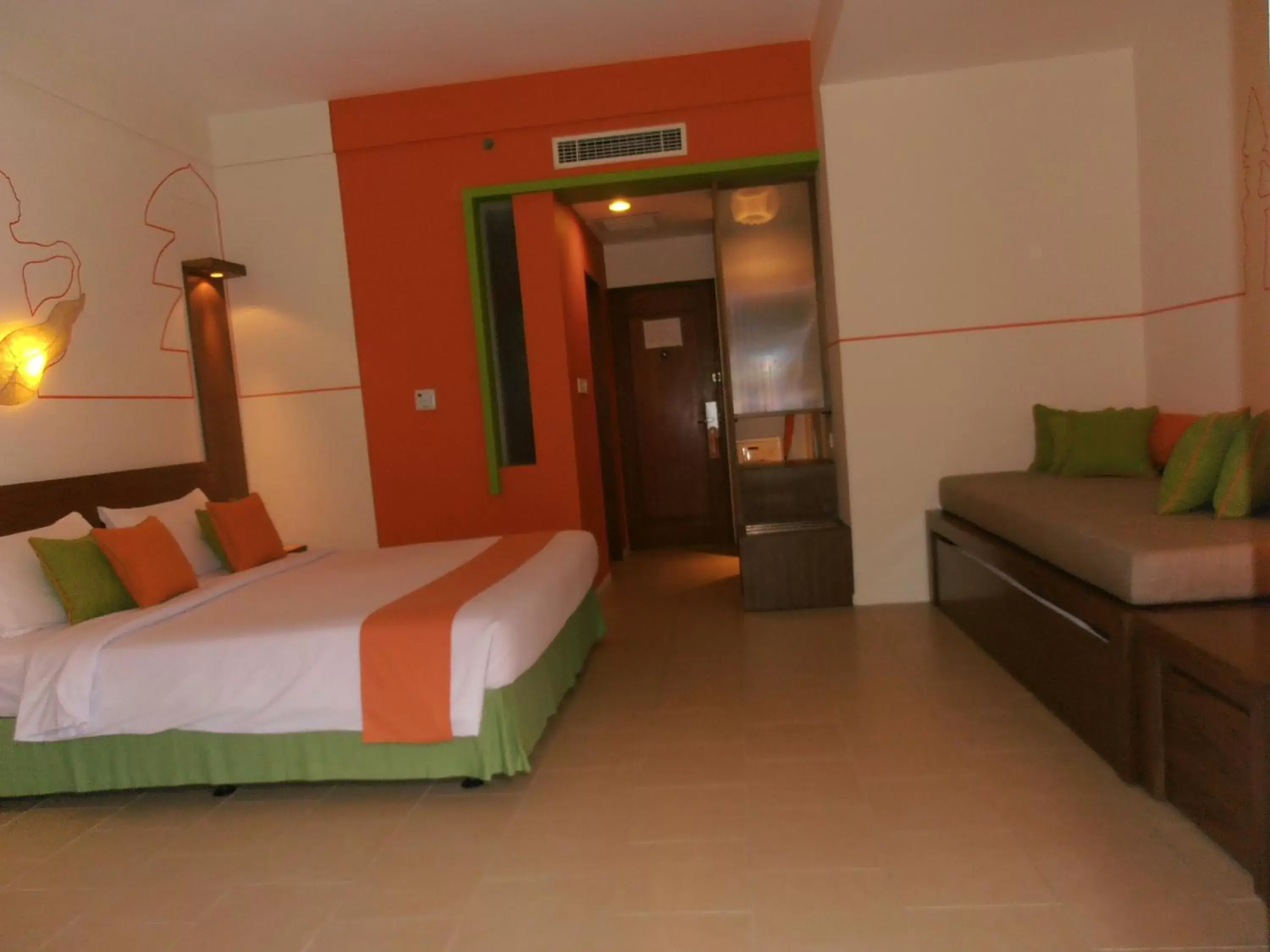 Bedroom, Bed in ibis Styles Bali Legian - CHSE Certified