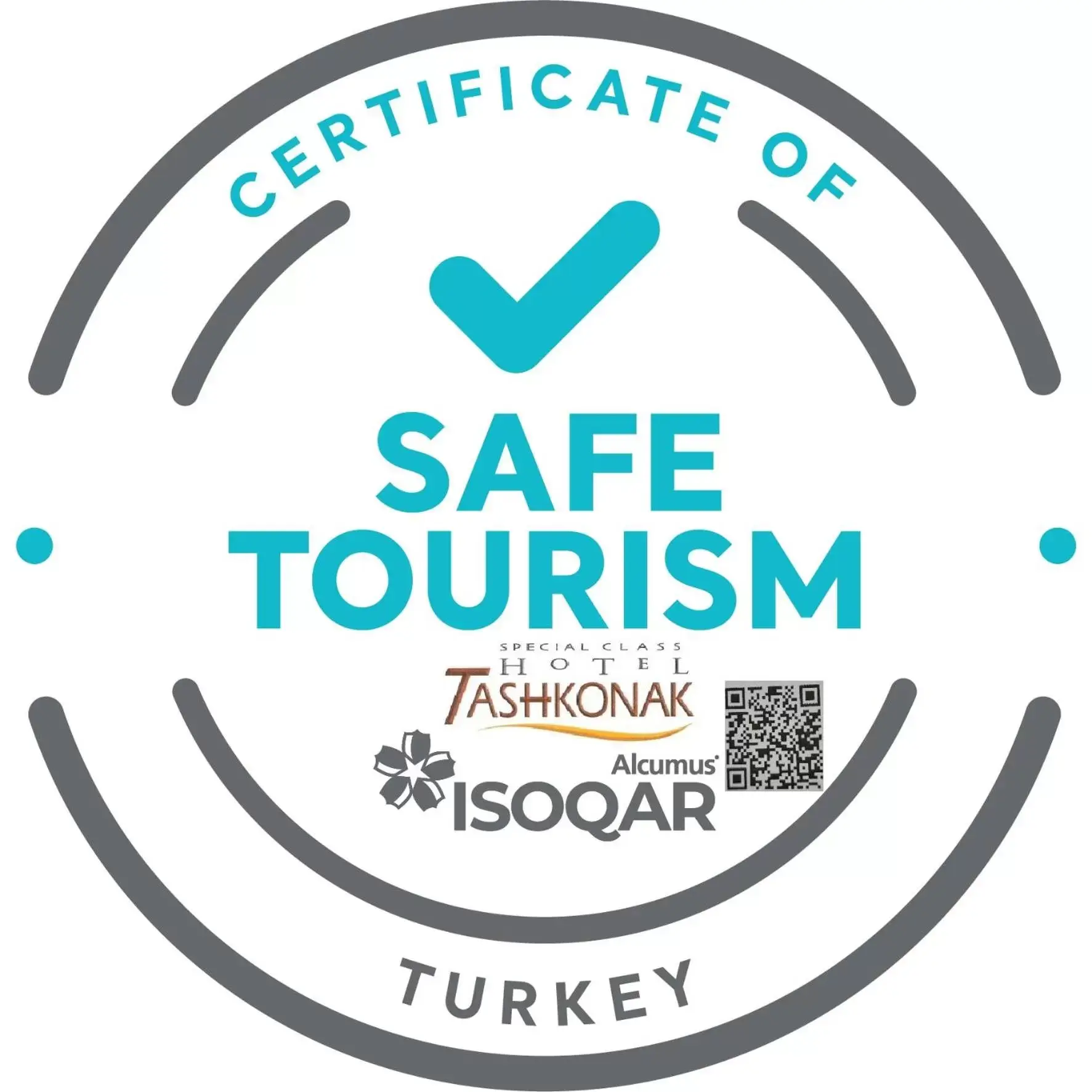 Certificate/Award in Hotel Tashkonak Istanbul
