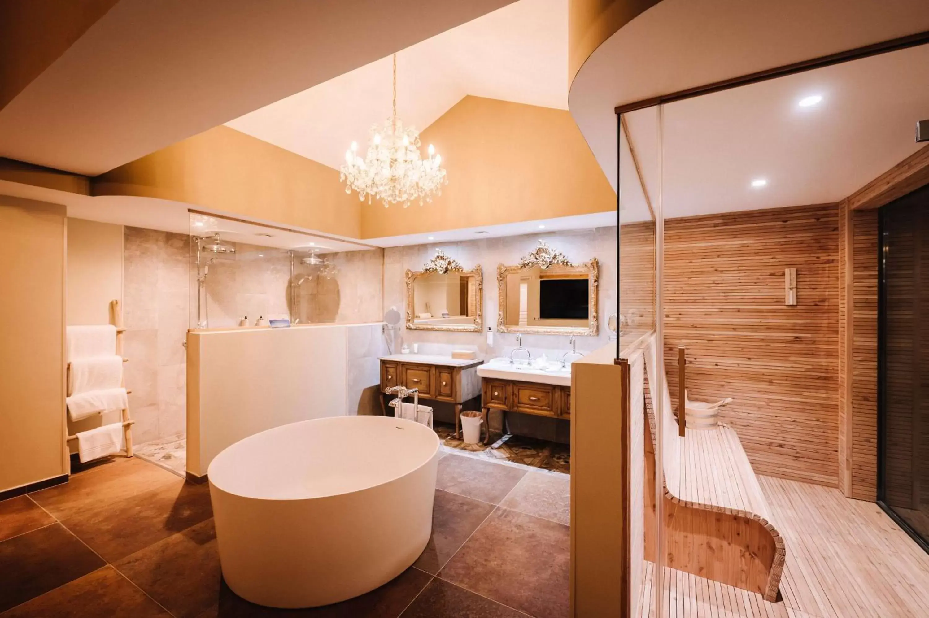 Bathroom in Le Hameau Des Pesquiers Ecolodge & Spa, Curio Collection By Hilton