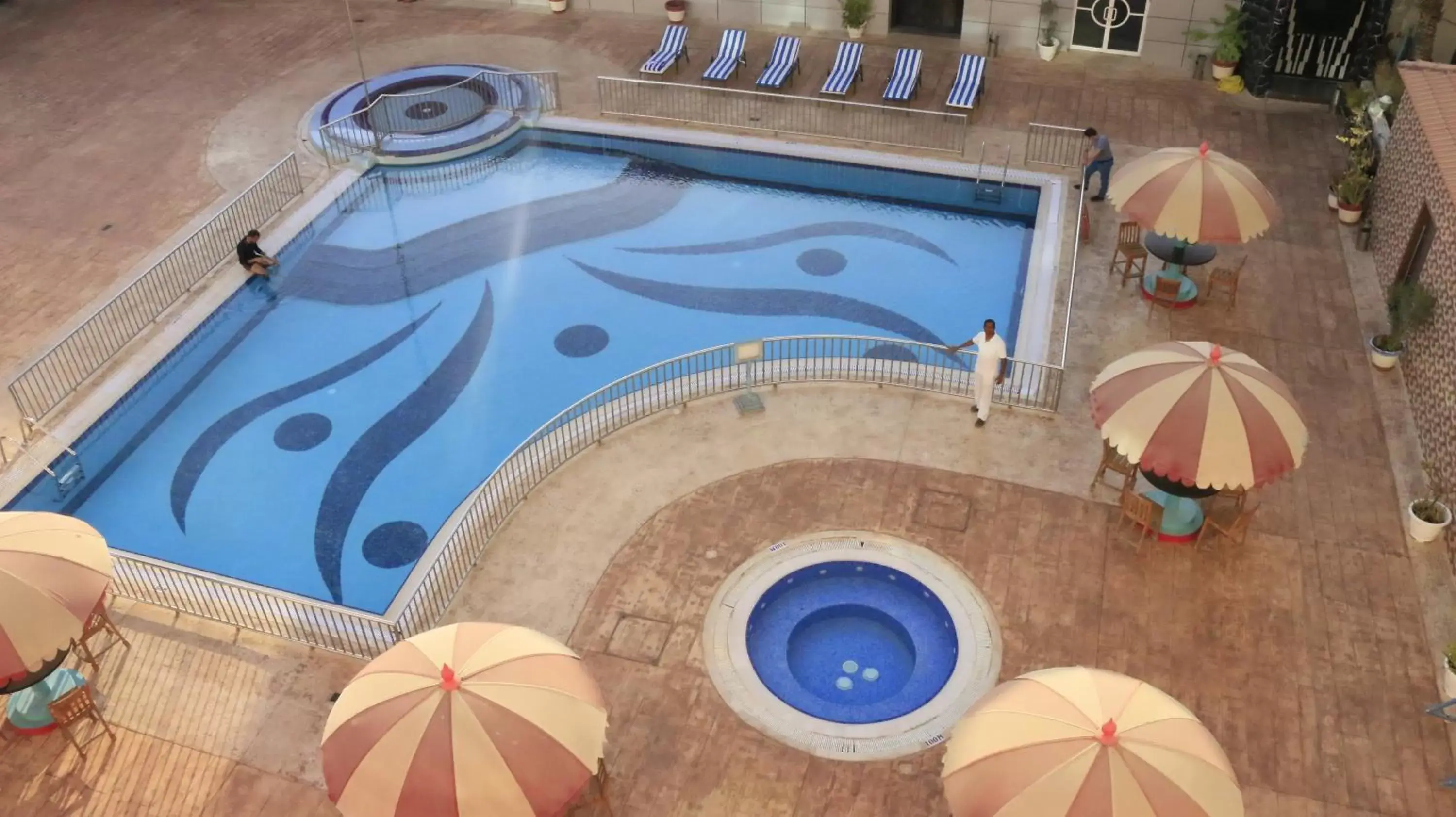 Swimming pool, Pool View in Dubai Grand Hotel by Fortune, Dubai Airport