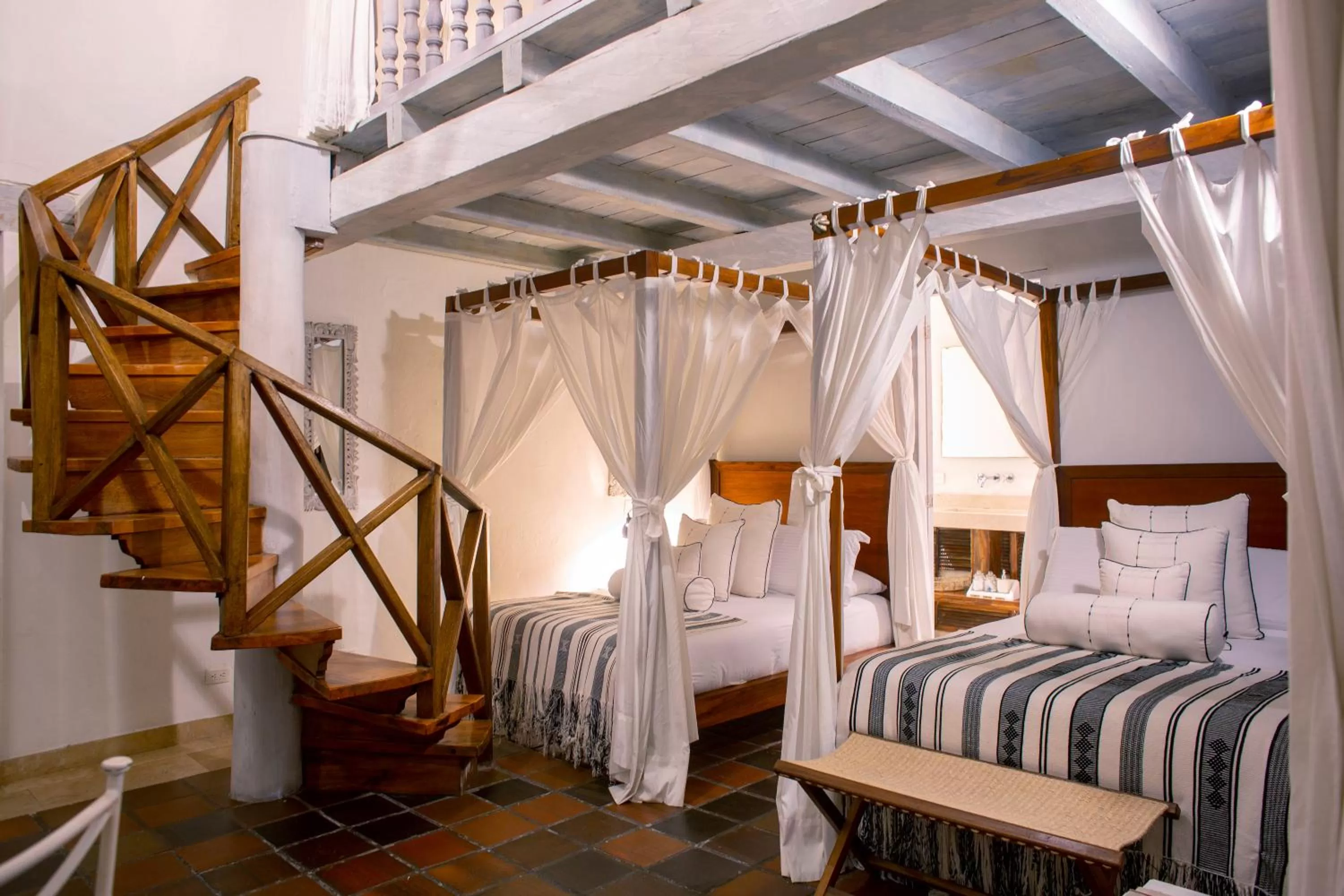 Deluxe Quadruple Room in Leones de Alba Hotel Boutique