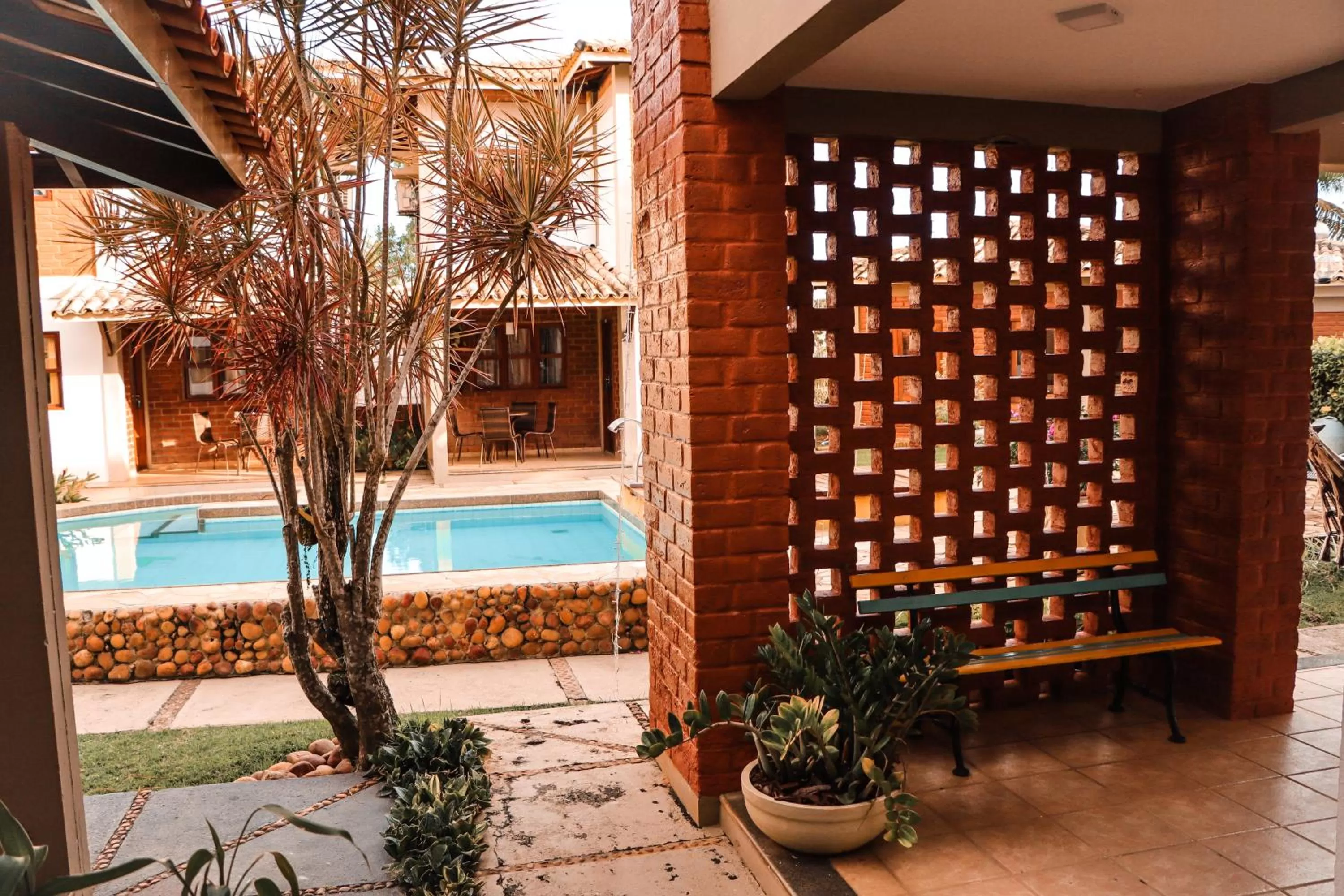 Balcony/Terrace in Pousada e Chale Porto Paraiso