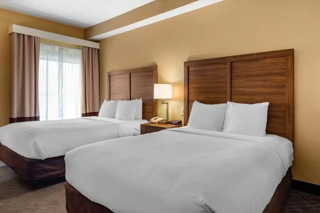 Photo of the whole room, Bed in Comfort Inn & Suites at Stone Mountain
