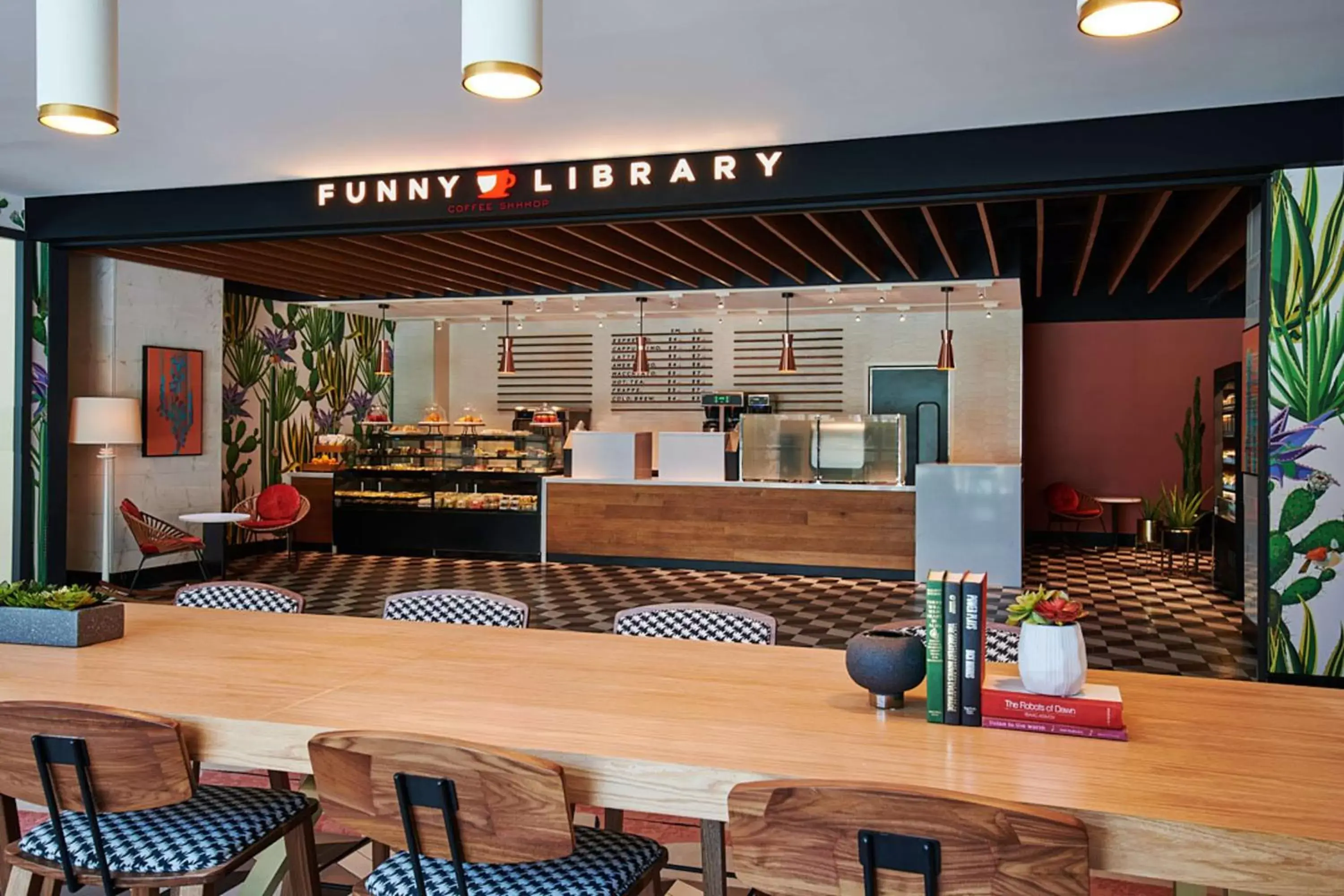 Dining area in Virgin Hotels Las Vegas, Curio Collection by Hilton