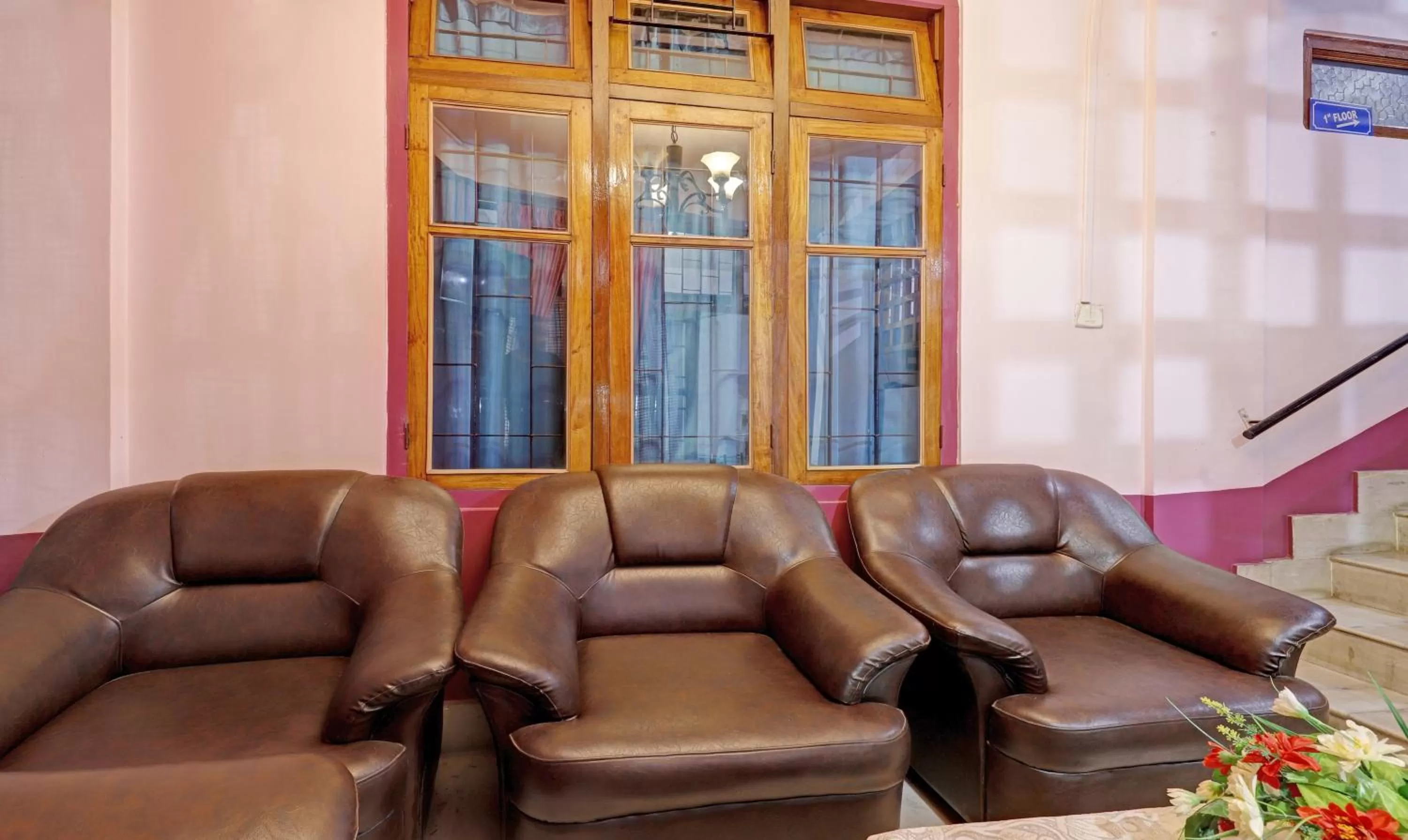 Seating area in Itsy Hotels Shillong Tower Guesthouse