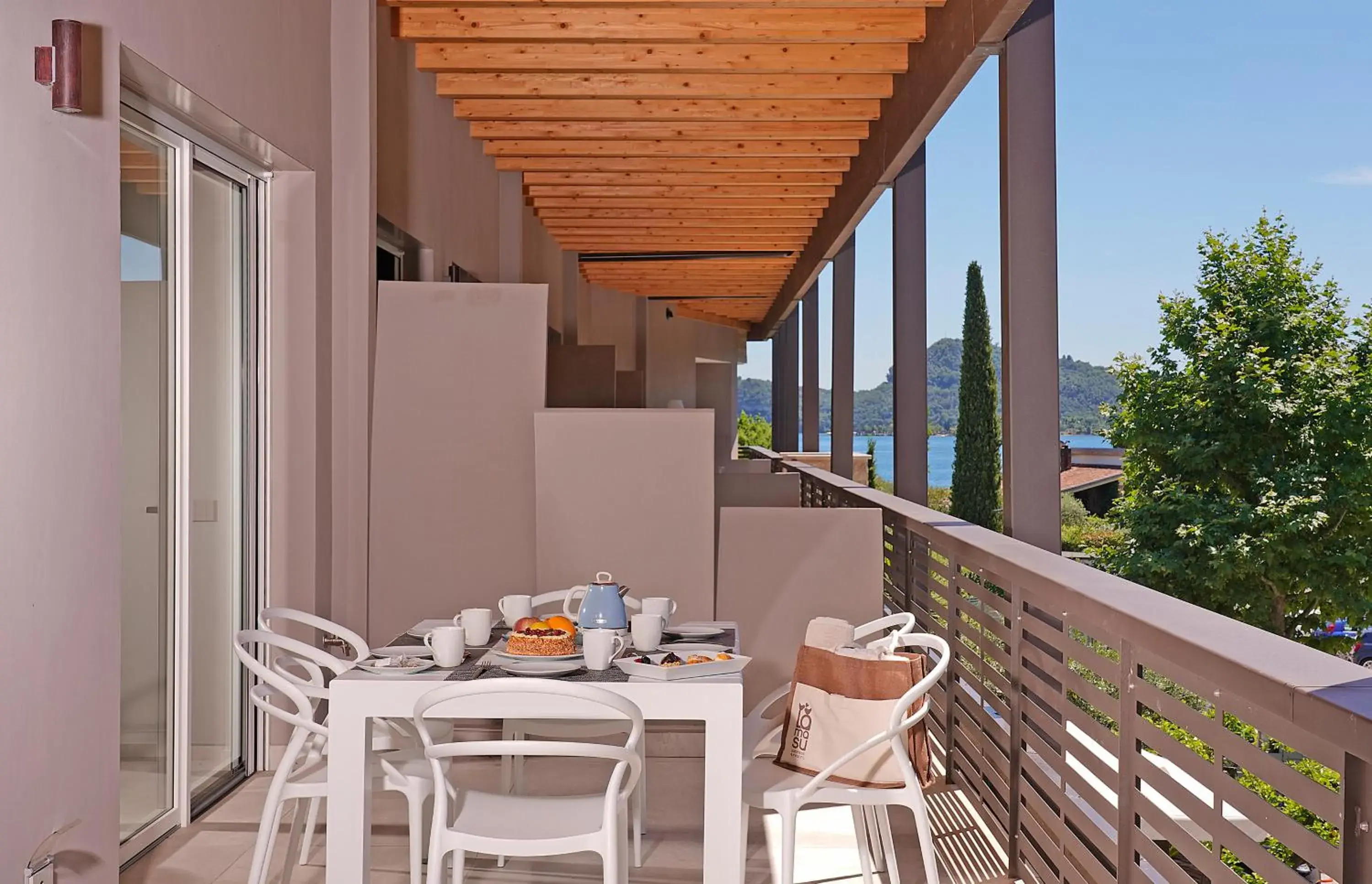 View (from property/room), Balcony/Terrace in Lamasu RioVerde - Lago di Garda