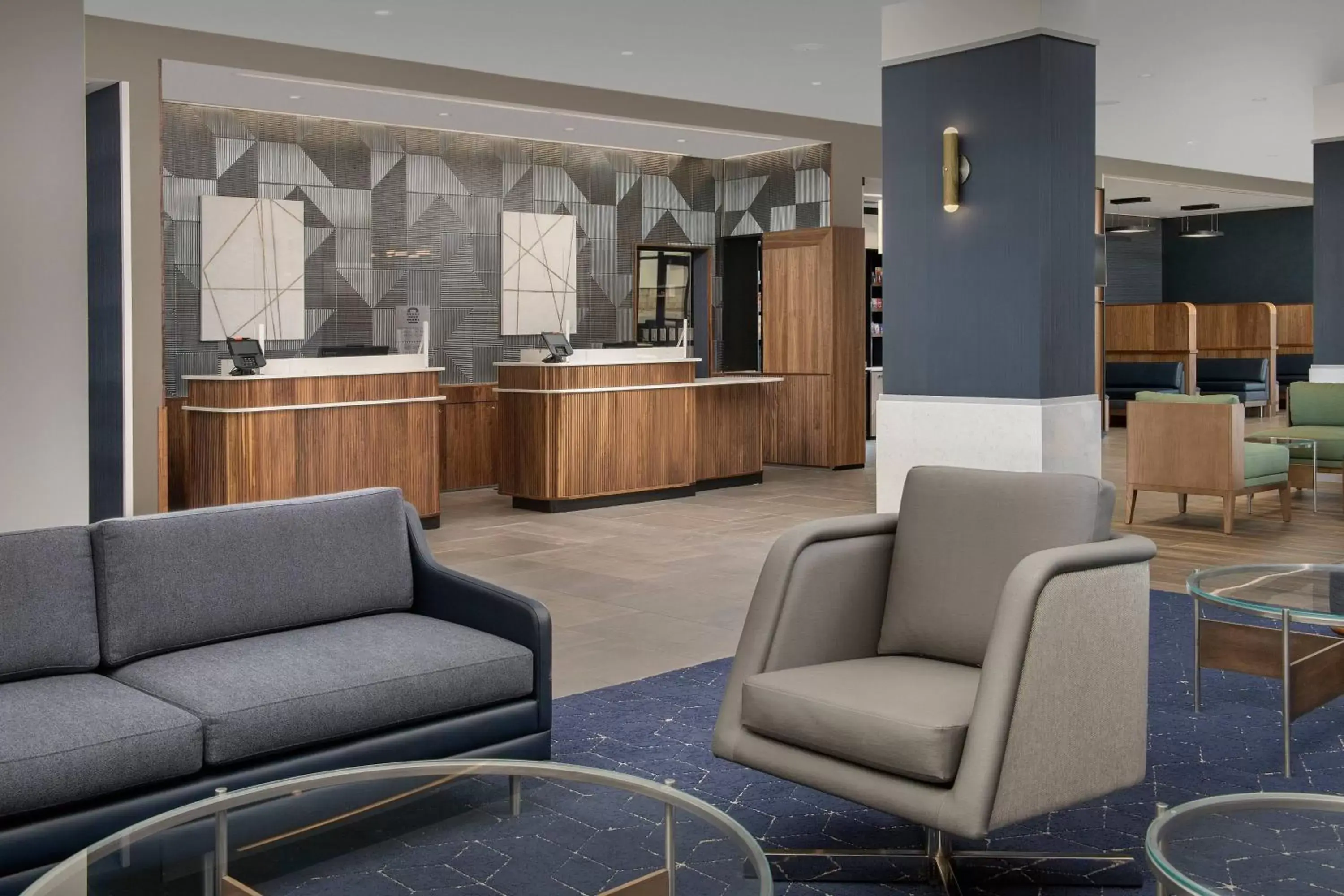 Lobby or reception, Lobby/Reception in Courtyard by Marriott Indianapolis Plainfield