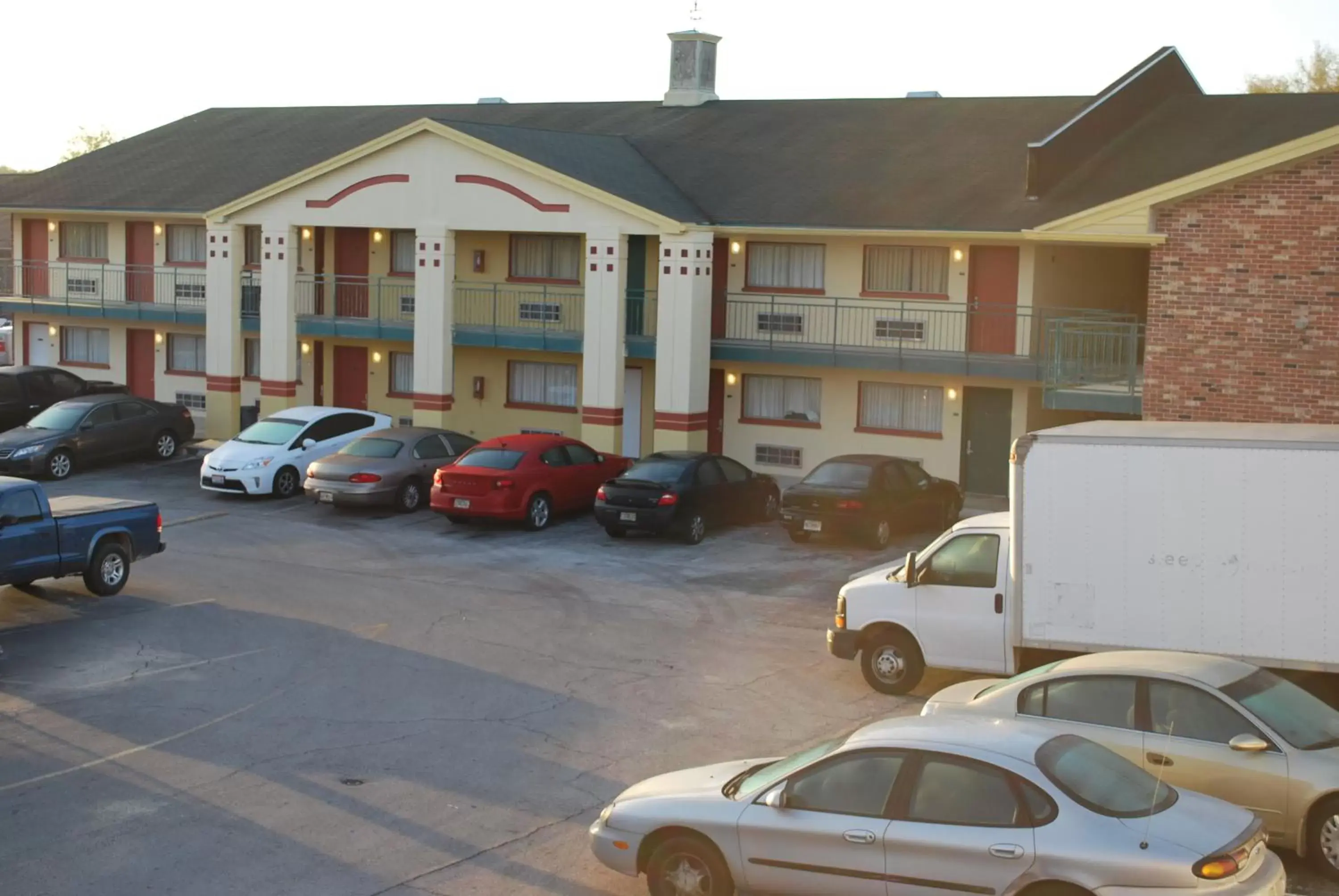 Bird's eye view, Property Building in Best Motel Lakeland