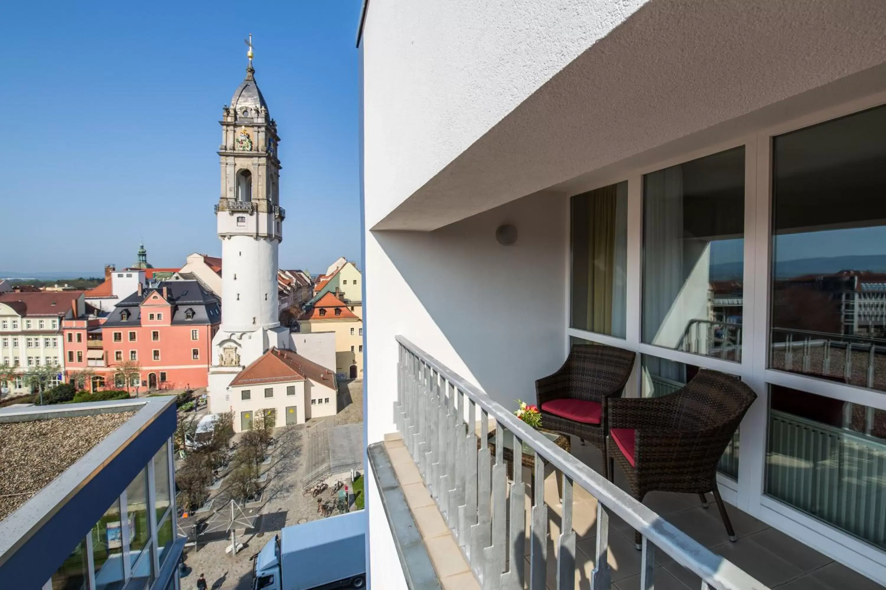 Decorative detail, Balcony/Terrace in Best Western Plus Hotel Bautzen