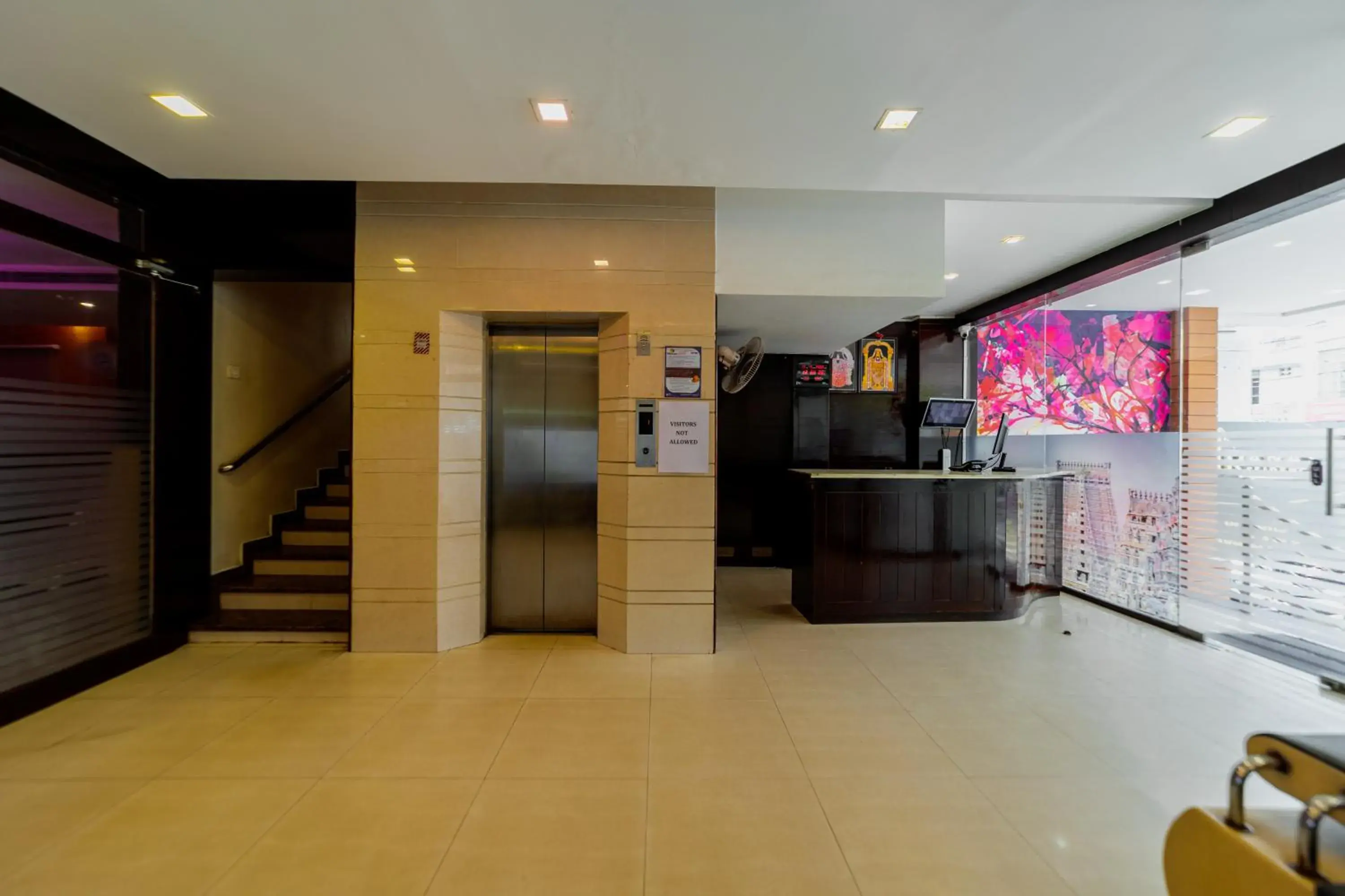 elevator, Lobby/Reception in Ranas Residency