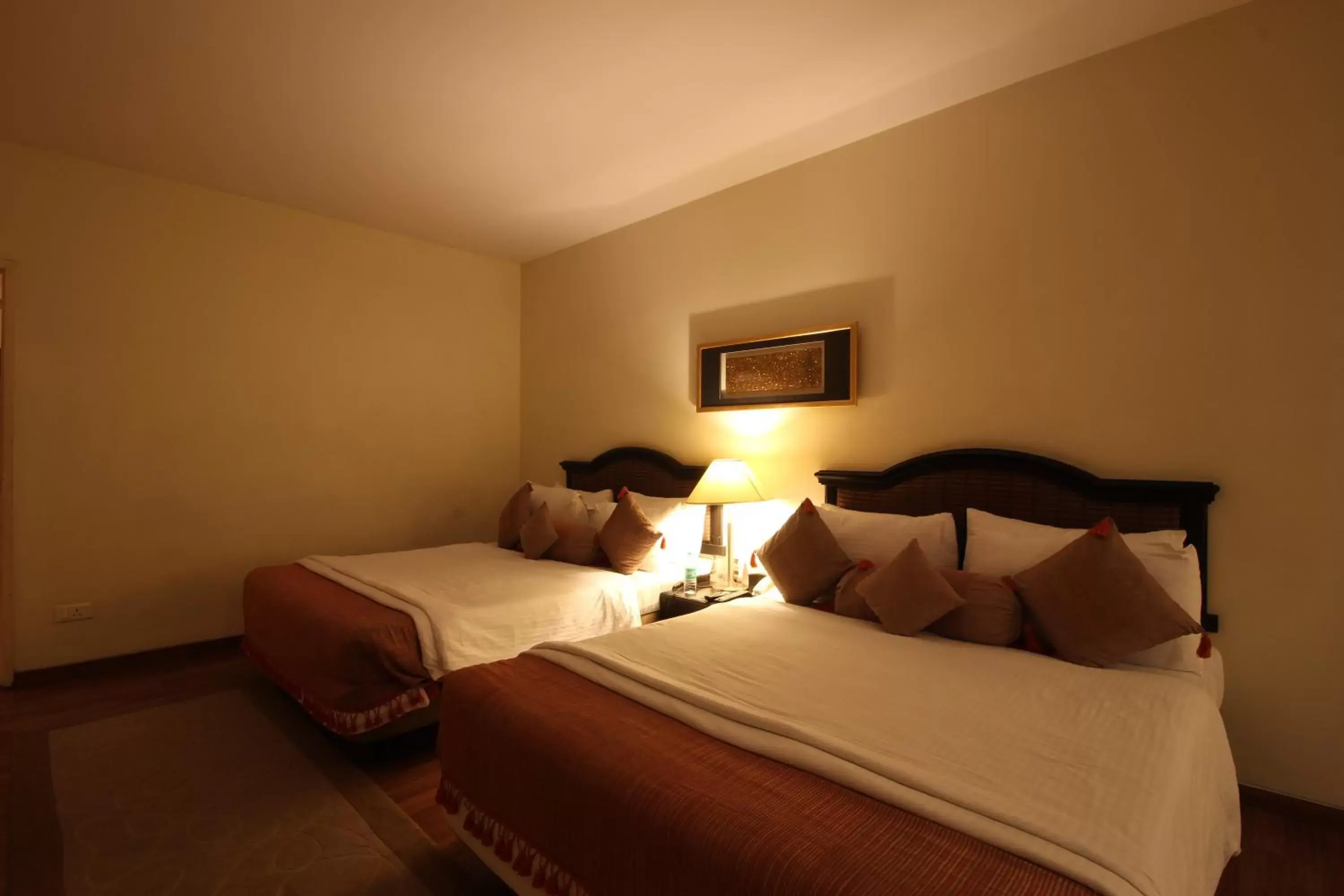 Bed in Hotel Minerva Grand Secunderabad