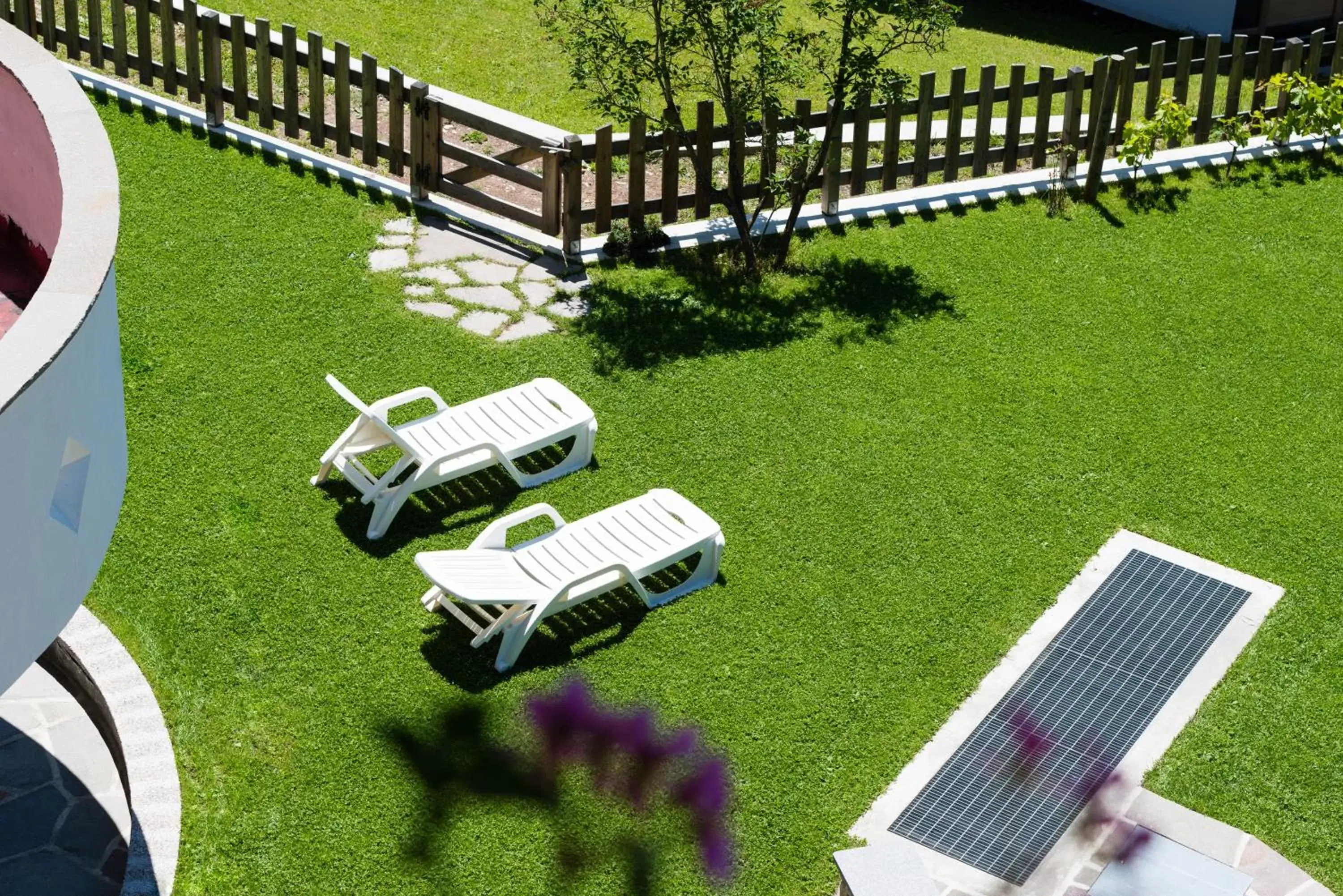 Garden view in FORESTO - holiday apartments