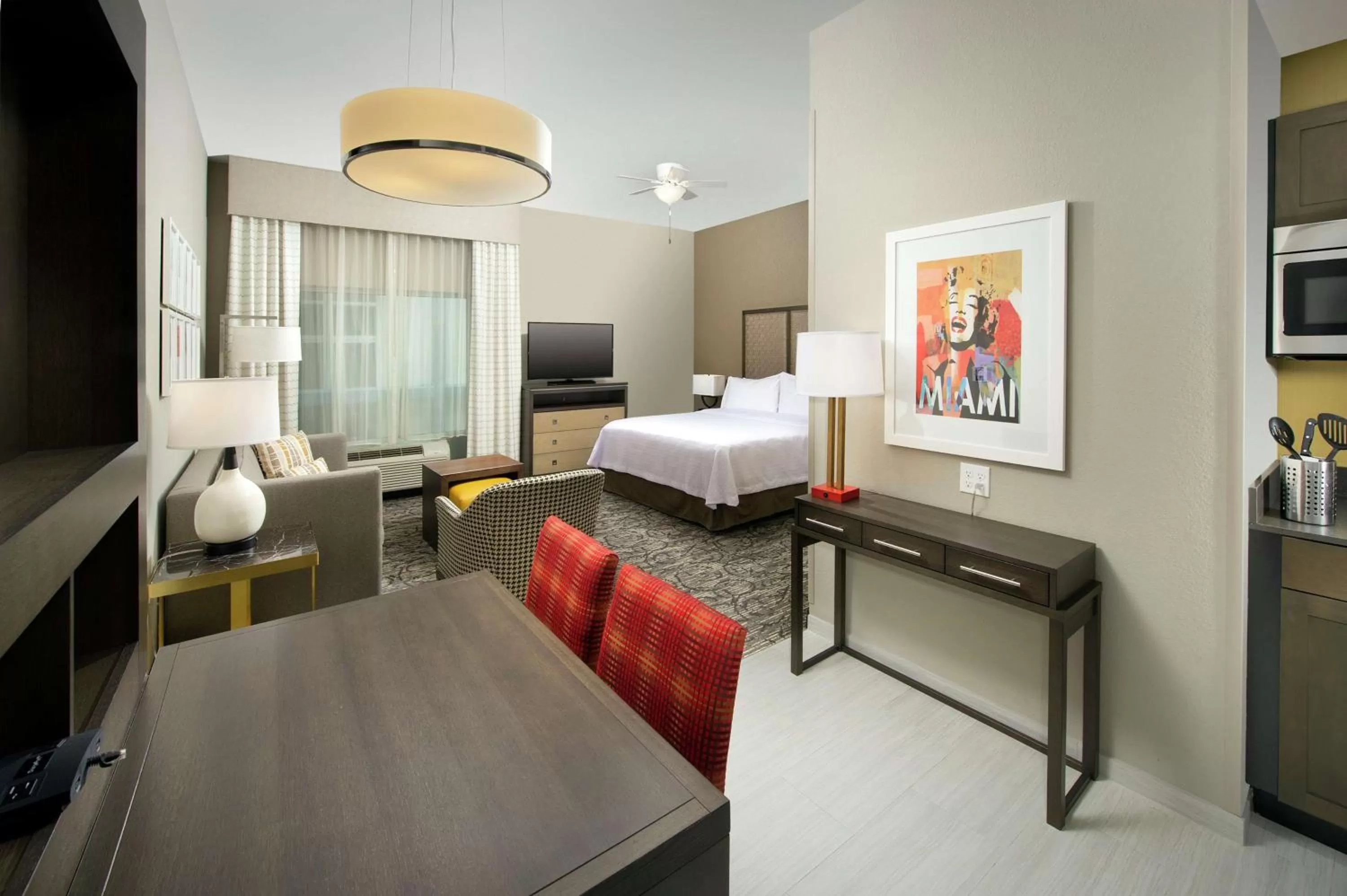 Bedroom, Bed in Homewood Suites by Hilton Miami Downtown/Brickell