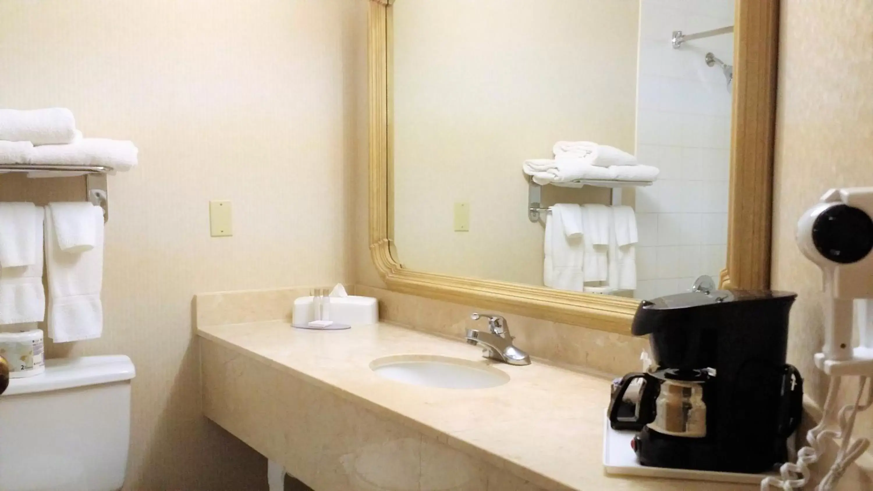 Bathroom in Travelodge Hotel by Wyndham Vancouver Airport