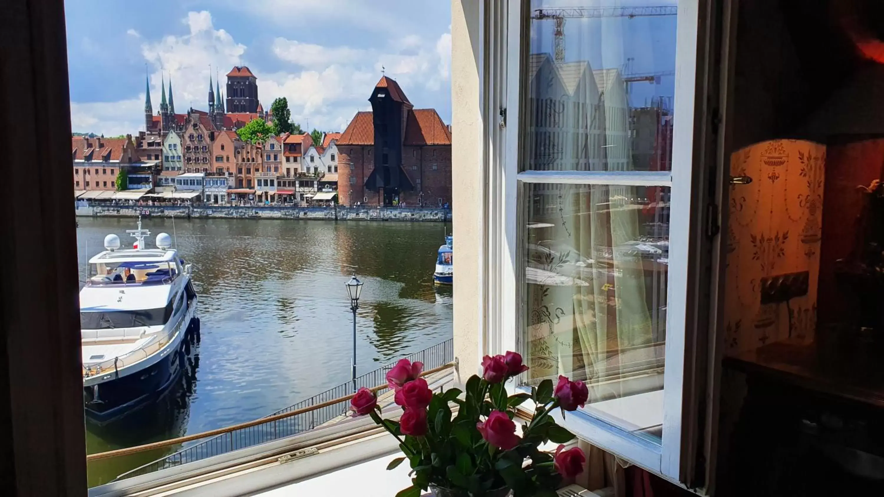 City view in Podewils Old Town Gdansk