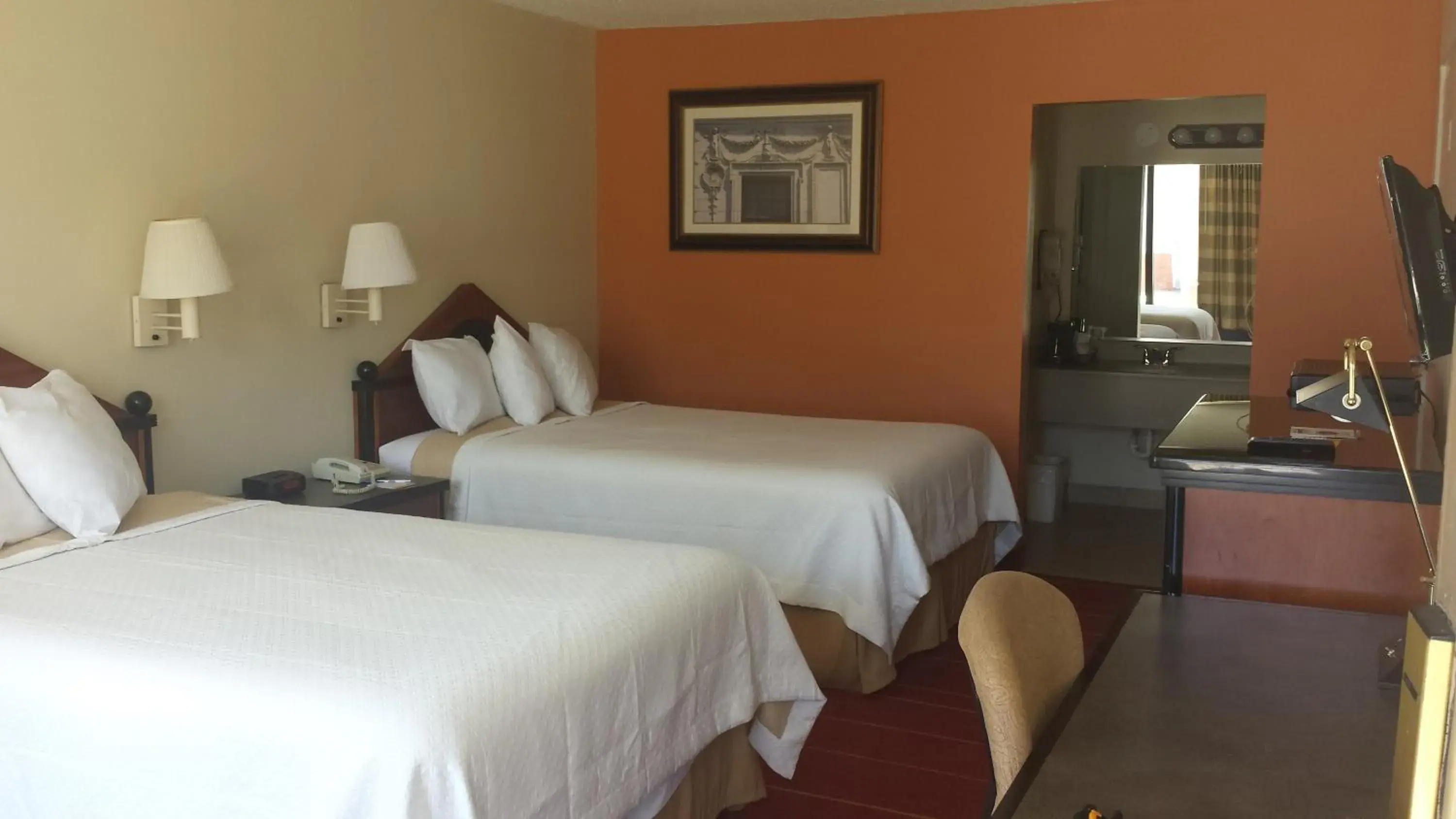 Double Room with Two Double Beds - Non-Smoking in Rodeway Inn & Suites Greensboro Southeast