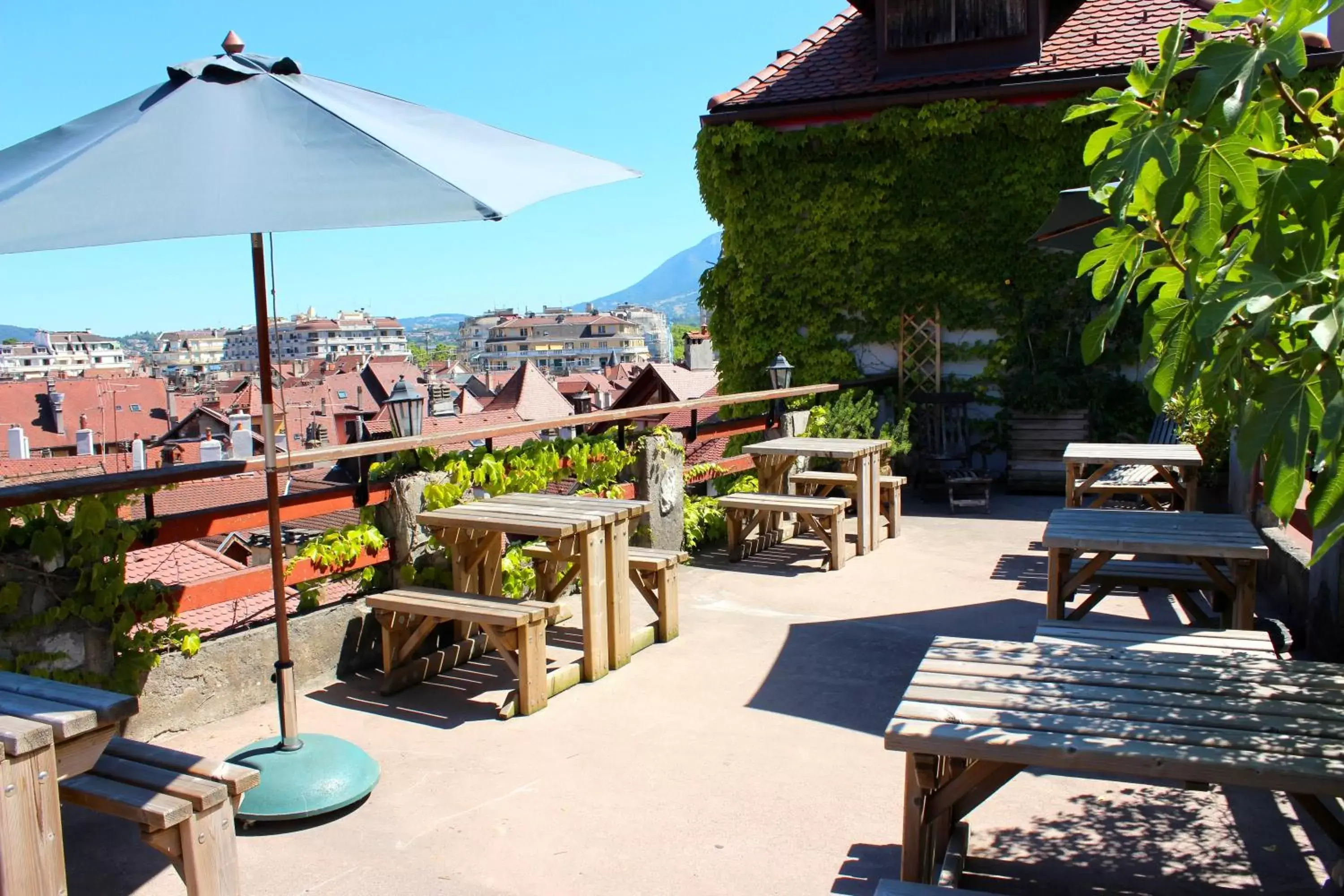 Balcony/Terrace in Hôtel du Château