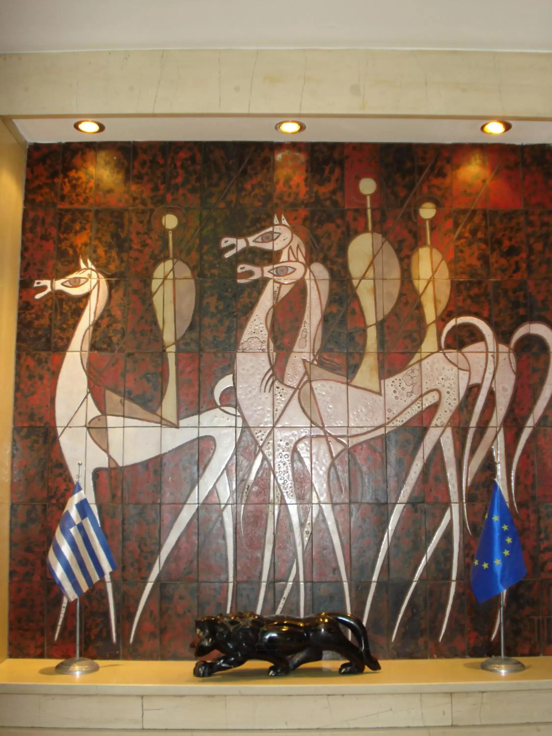 Decorative detail in Hotel Solomou Athens