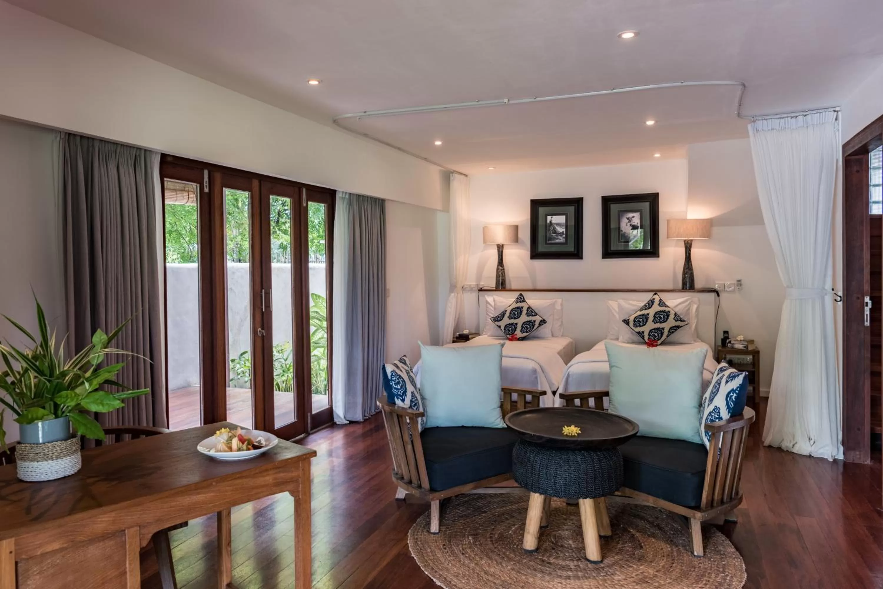 Seating area in Pondok Santi Estate