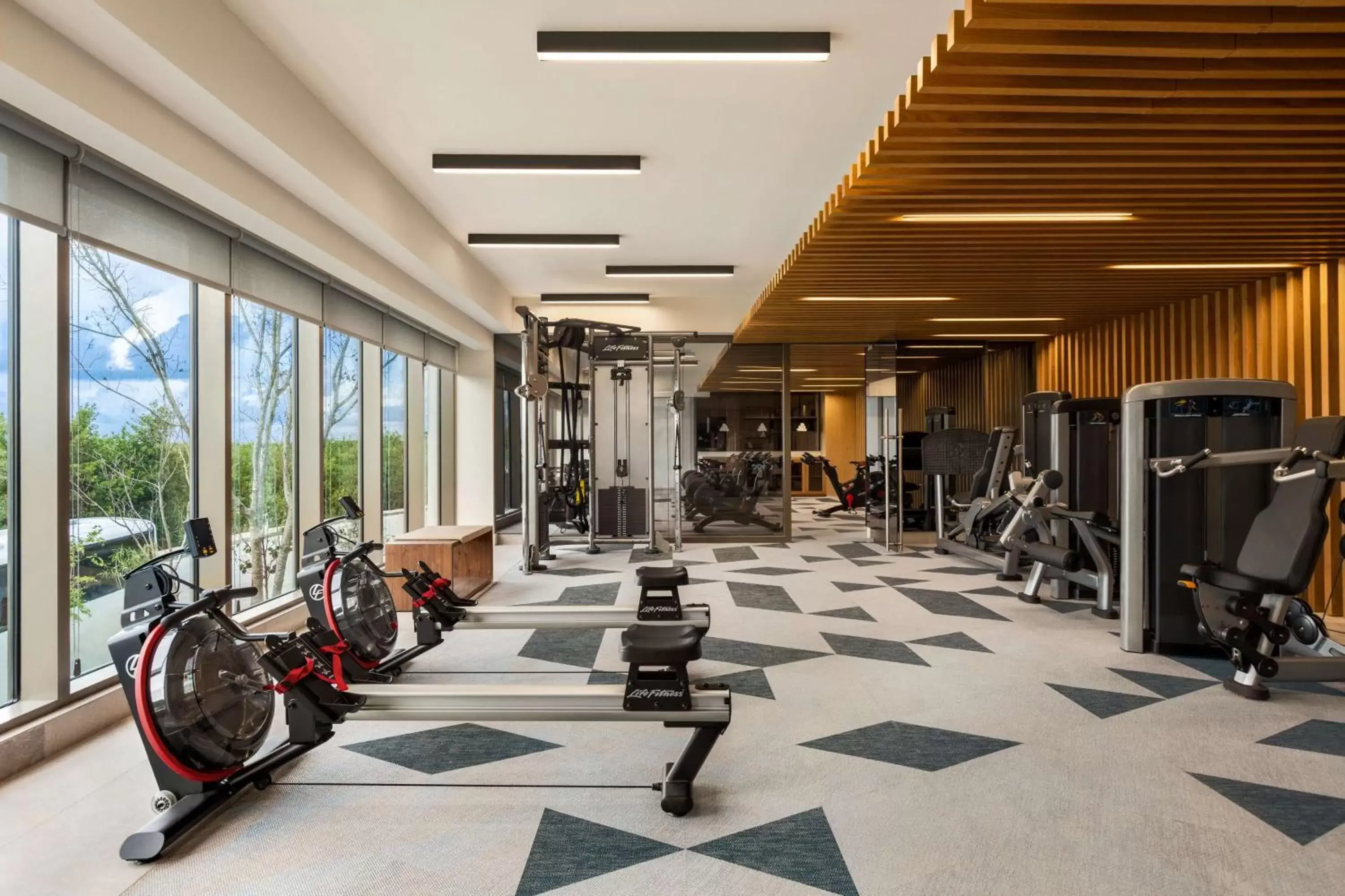 Fitness centre/facilities, Fitness Center/Facilities in Hilton Cancun, an All-Inclusive Resort