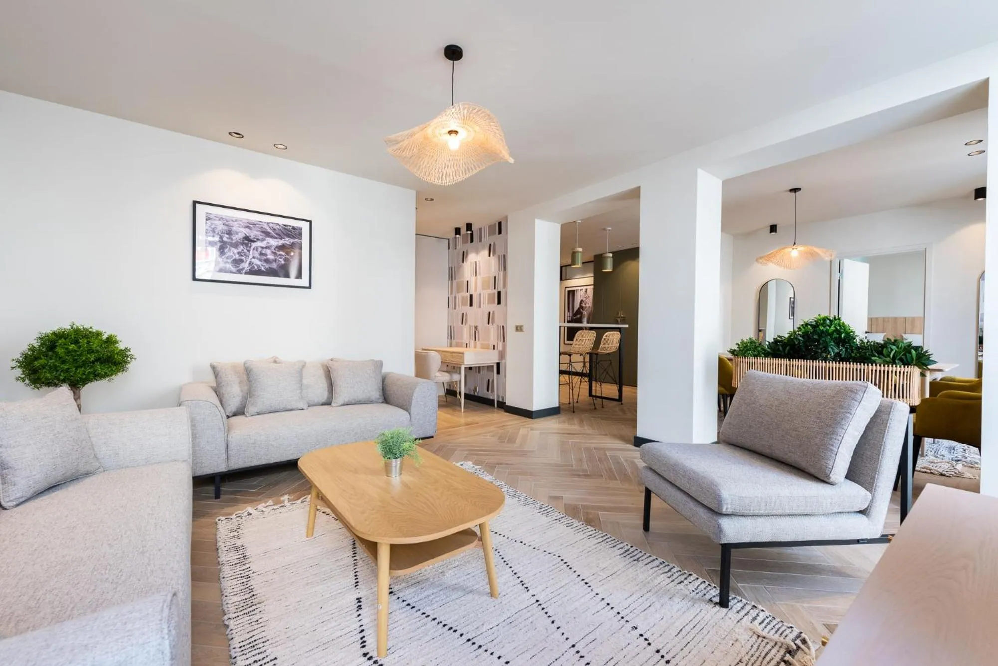 Living room in Florella Croisette Apartment