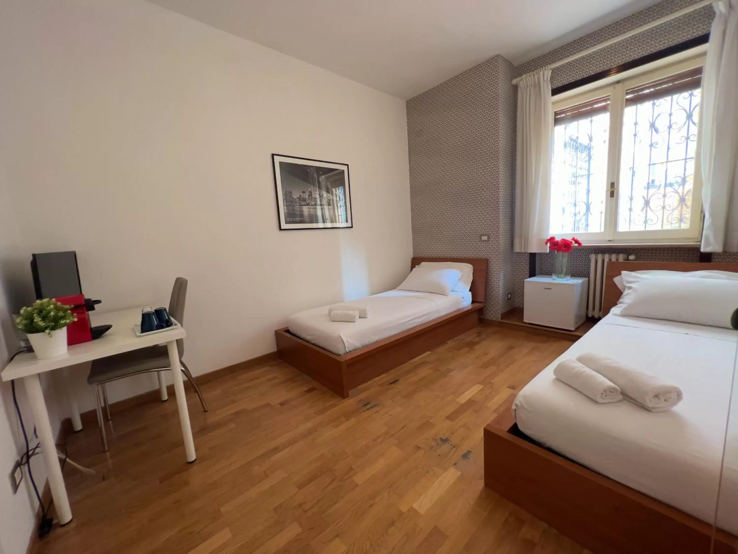 Bed in APPARTME Guest House Seveso 40