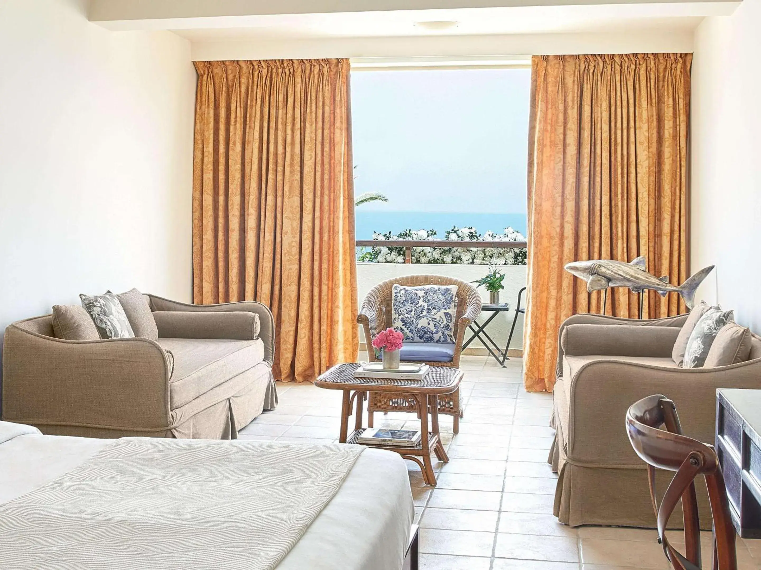 View (from property/room), Seating Area in Grecotel Marine Palace & Aqua Park