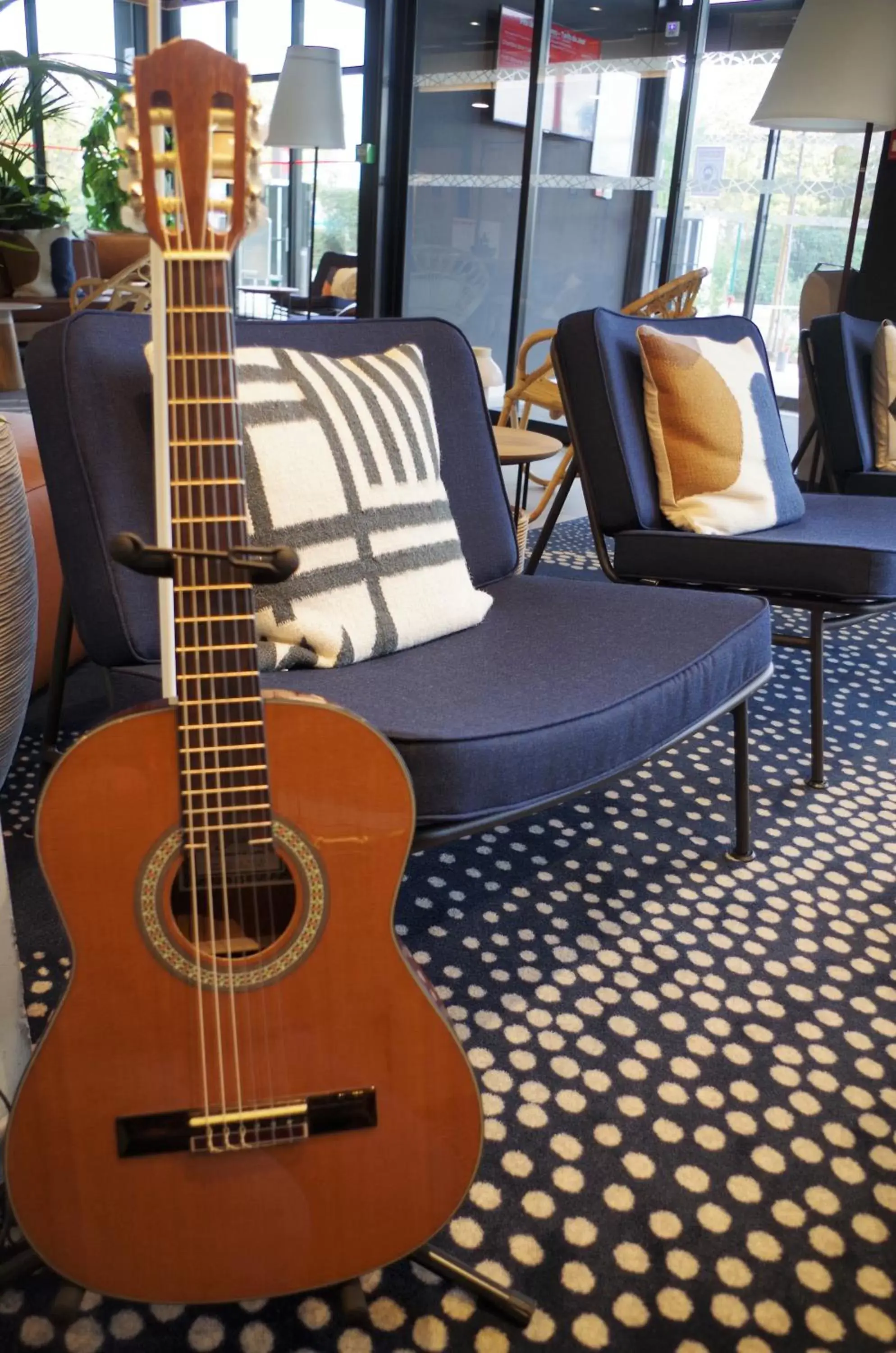 Living room in Ibis Lunel Petite Camargue Living room in Ibis Lunel Petite Camargue