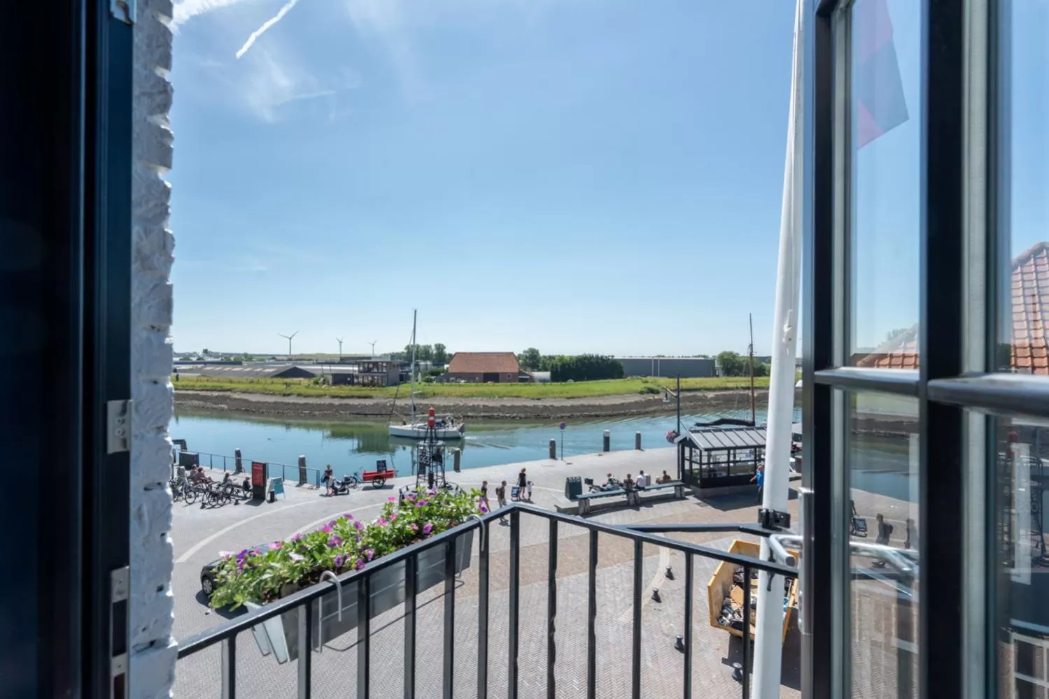Balcony/Terrace in Boutique Hotel Zeeuws-Meisje