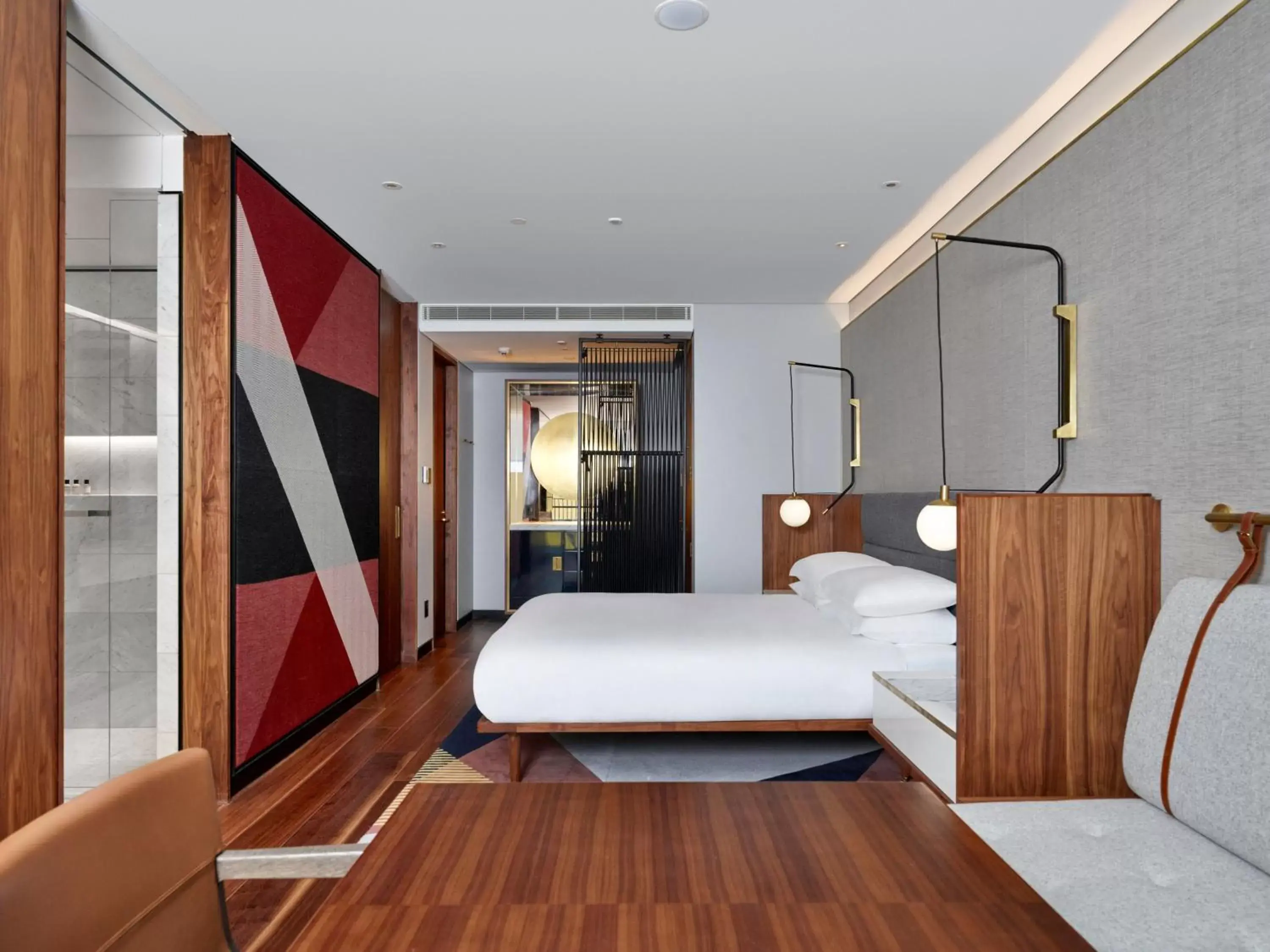 Bedroom, Bed in Park Hyatt Auckland