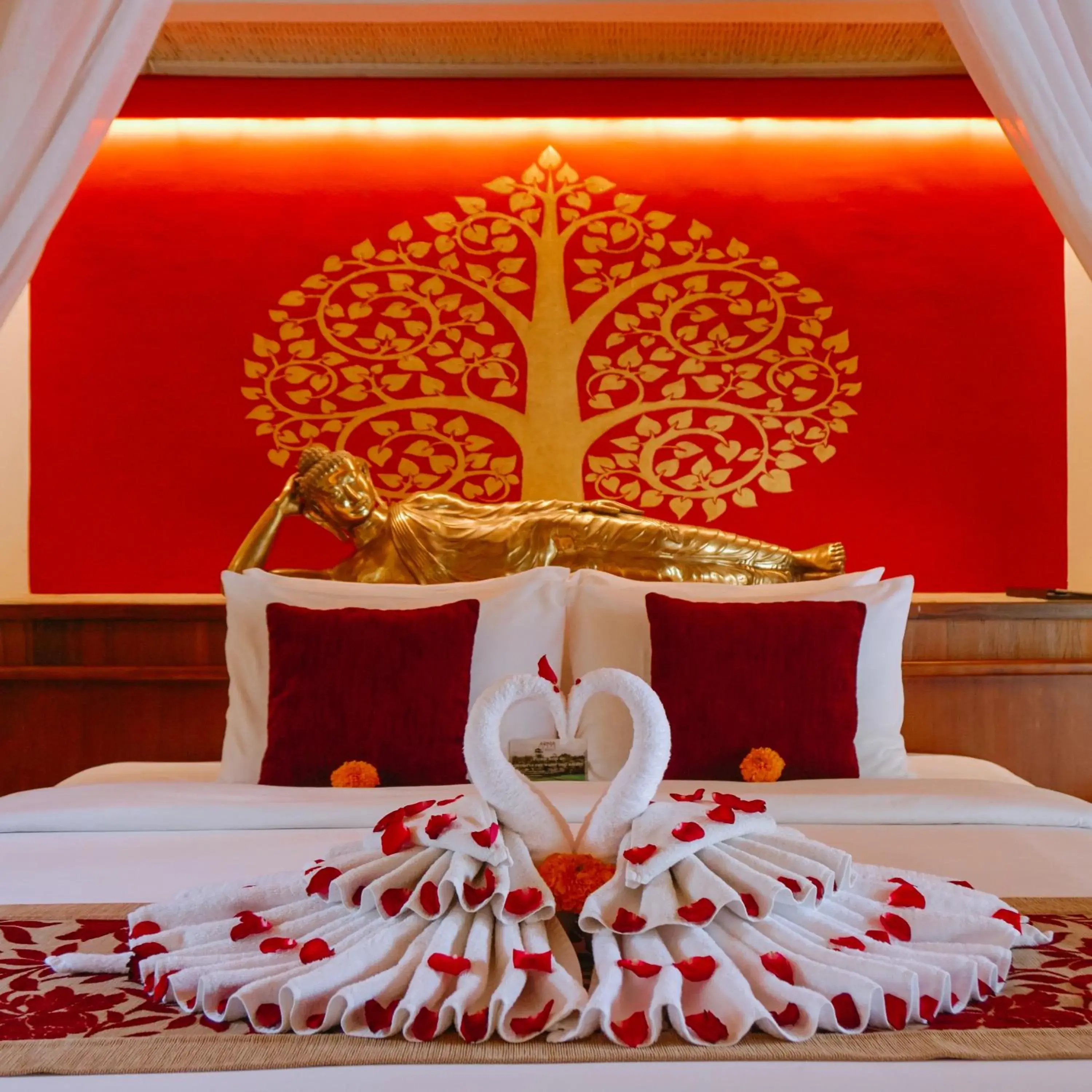 Bed in Arma Museum Resort & Villas
