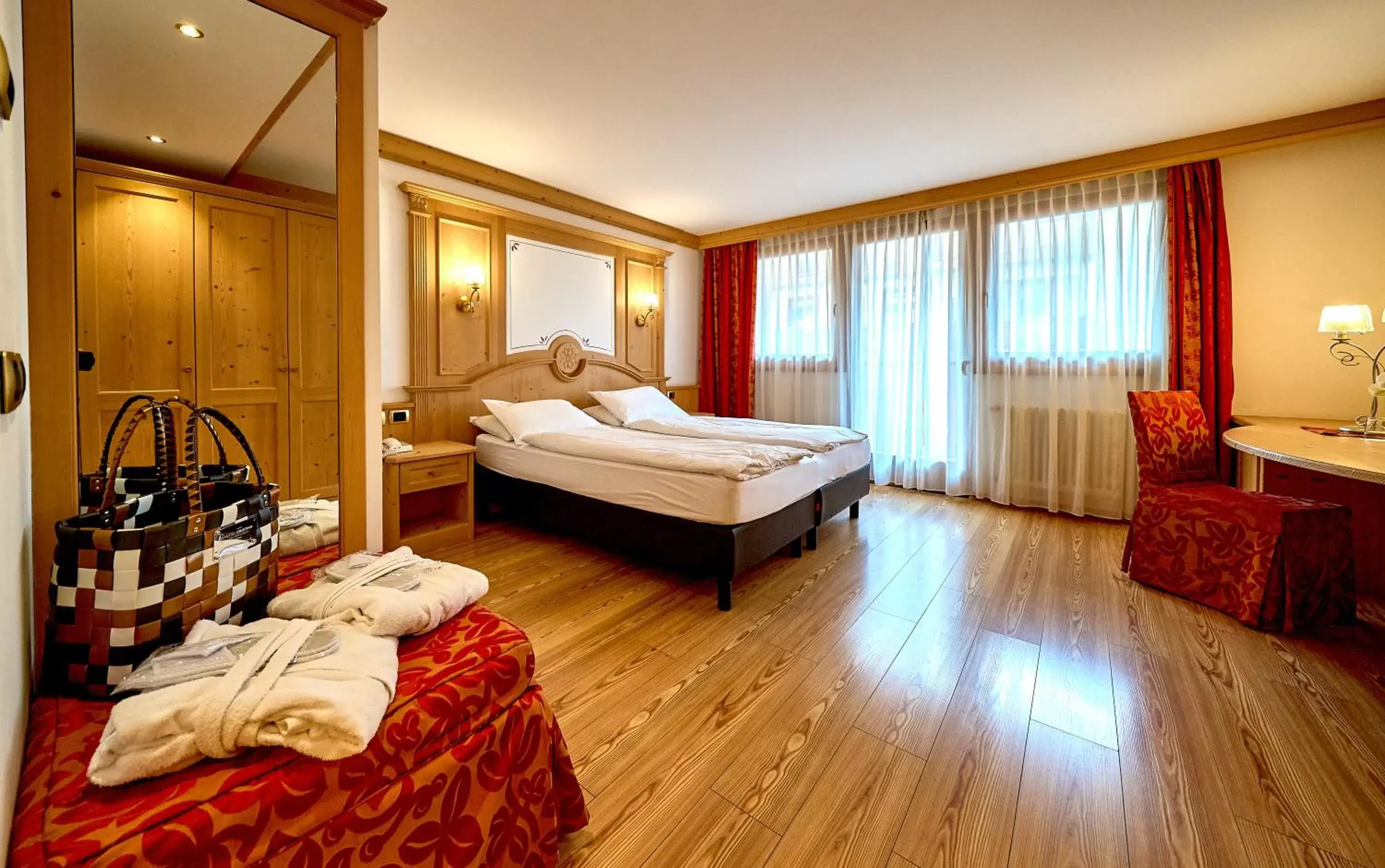 Bed in Hotel Cristina