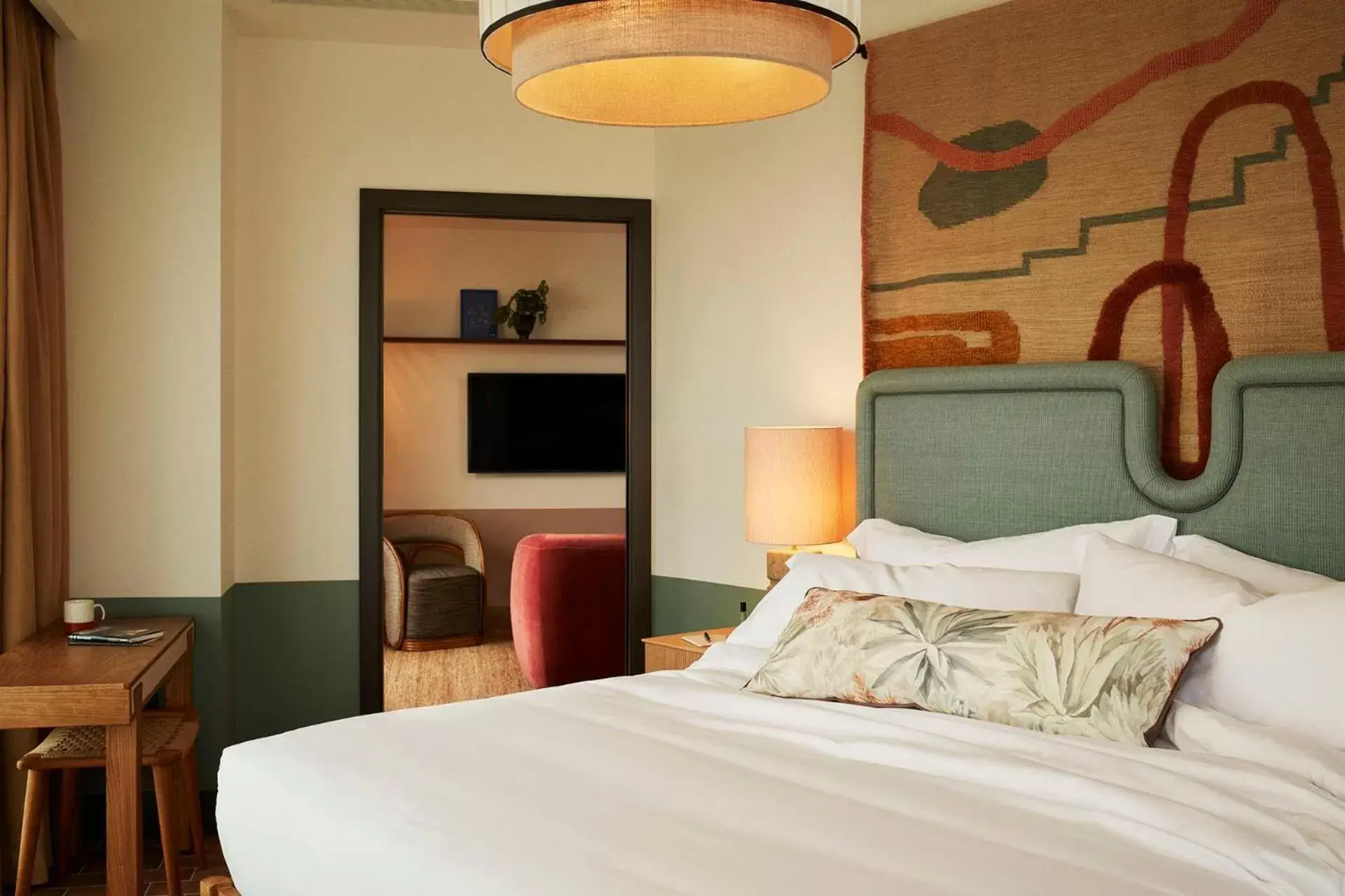 Bedroom, Bed in The Hoxton, Poblenou
