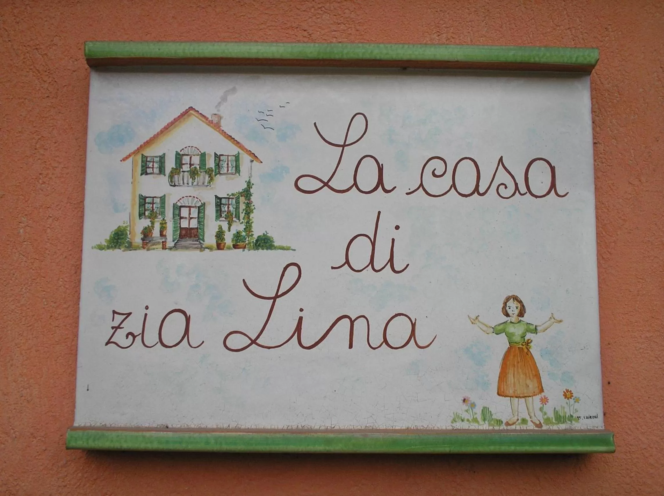 Property logo or sign in B&B La Casa di Zia Lina